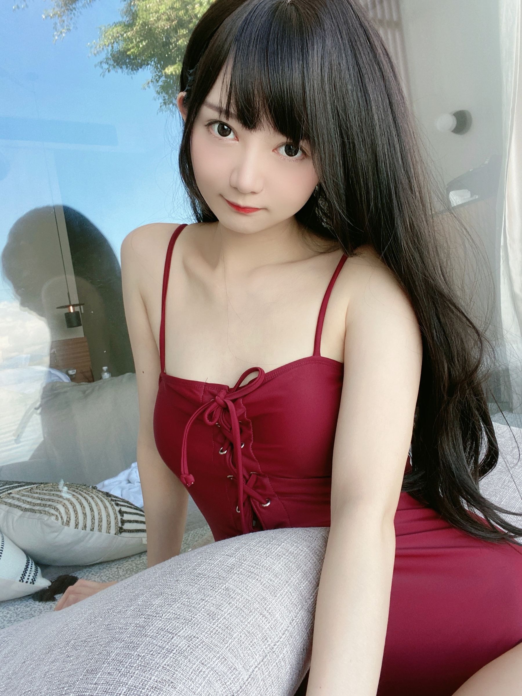 51酱 - 黑红泳装-图48