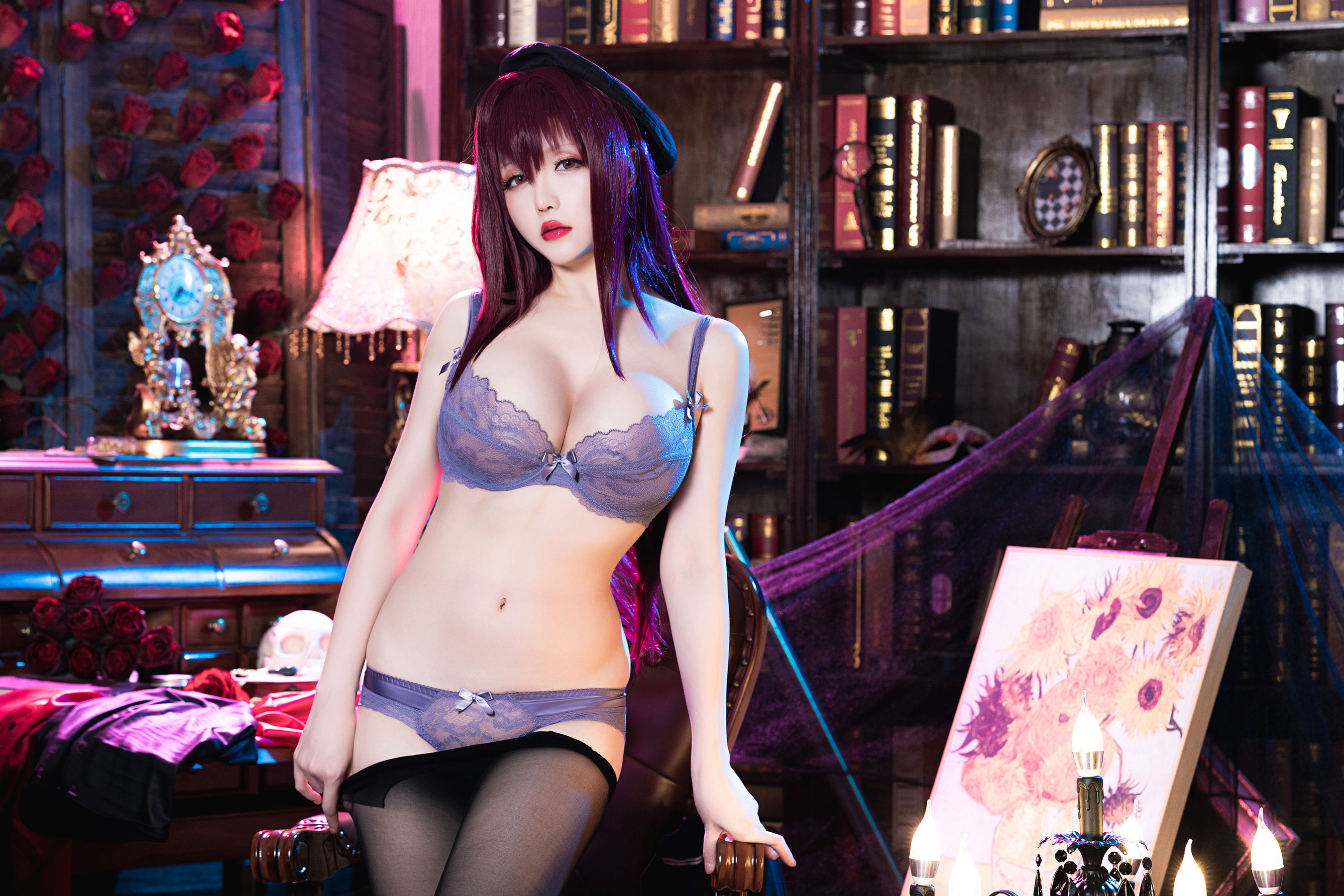 Coser小姐姐星之迟迟 - 斯卡哈-真红教枪-图49