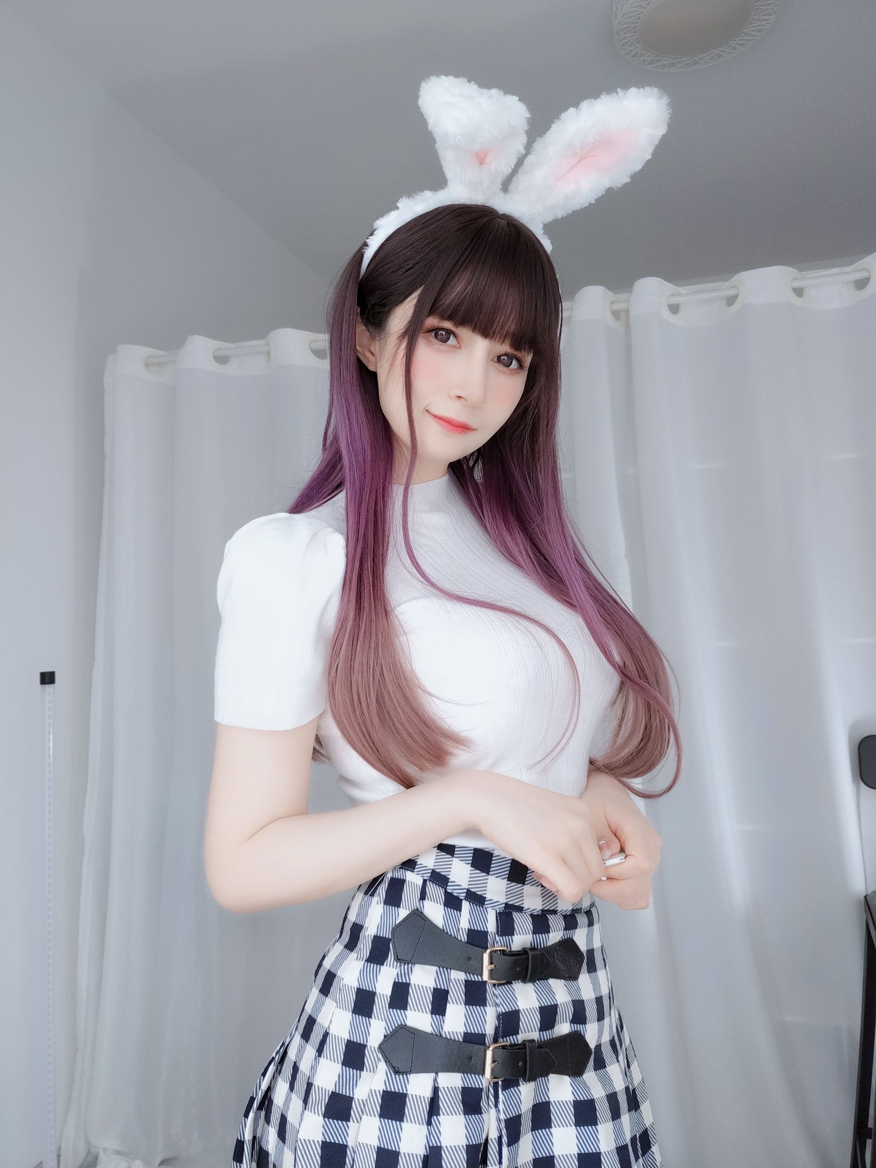 Coser小姐姐白银 - 白丝兔女郎-图11