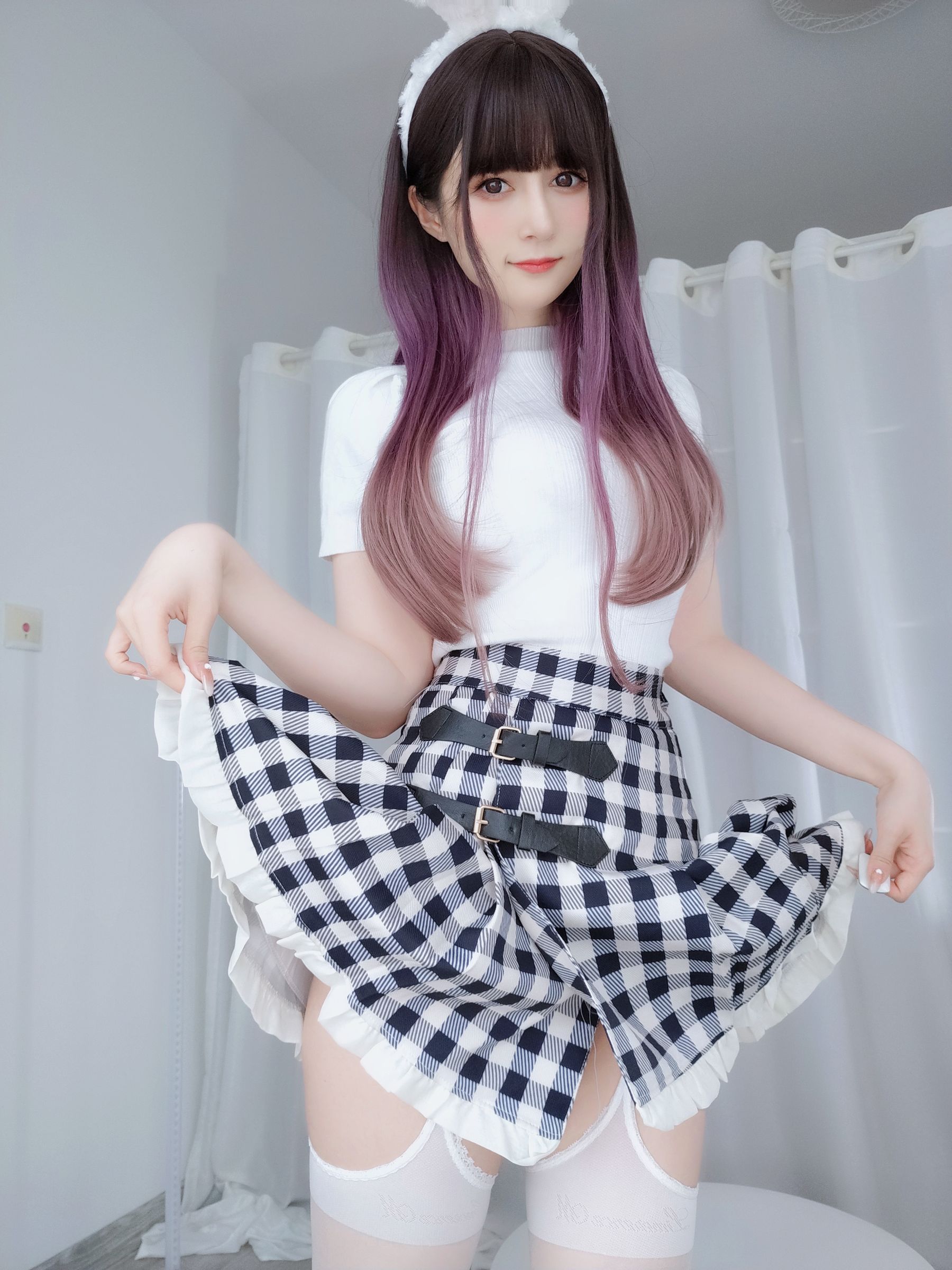 Coser小姐姐白银 - 白丝兔女郎-图12