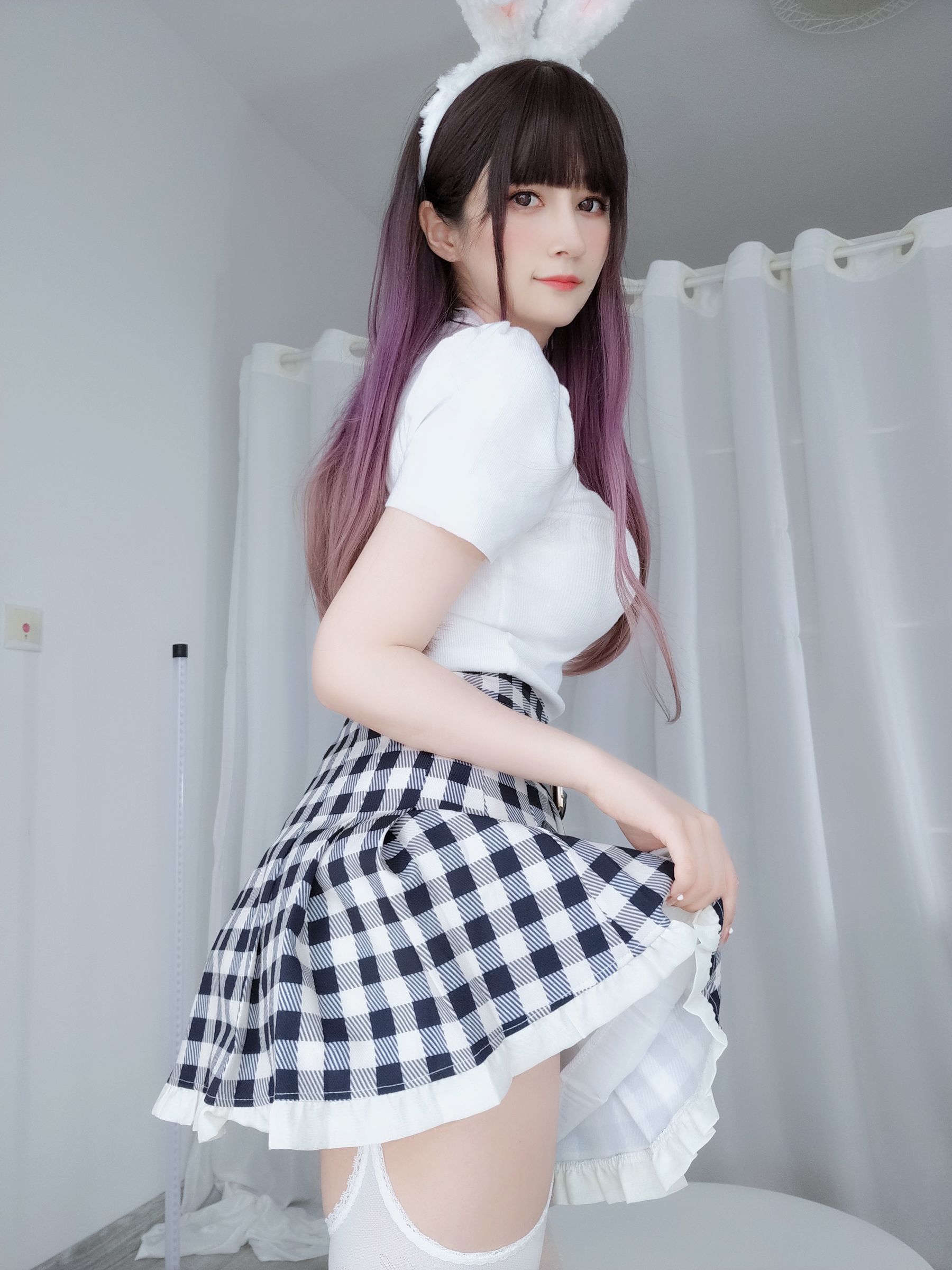 Coser小姐姐白银 - 白丝兔女郎-图16