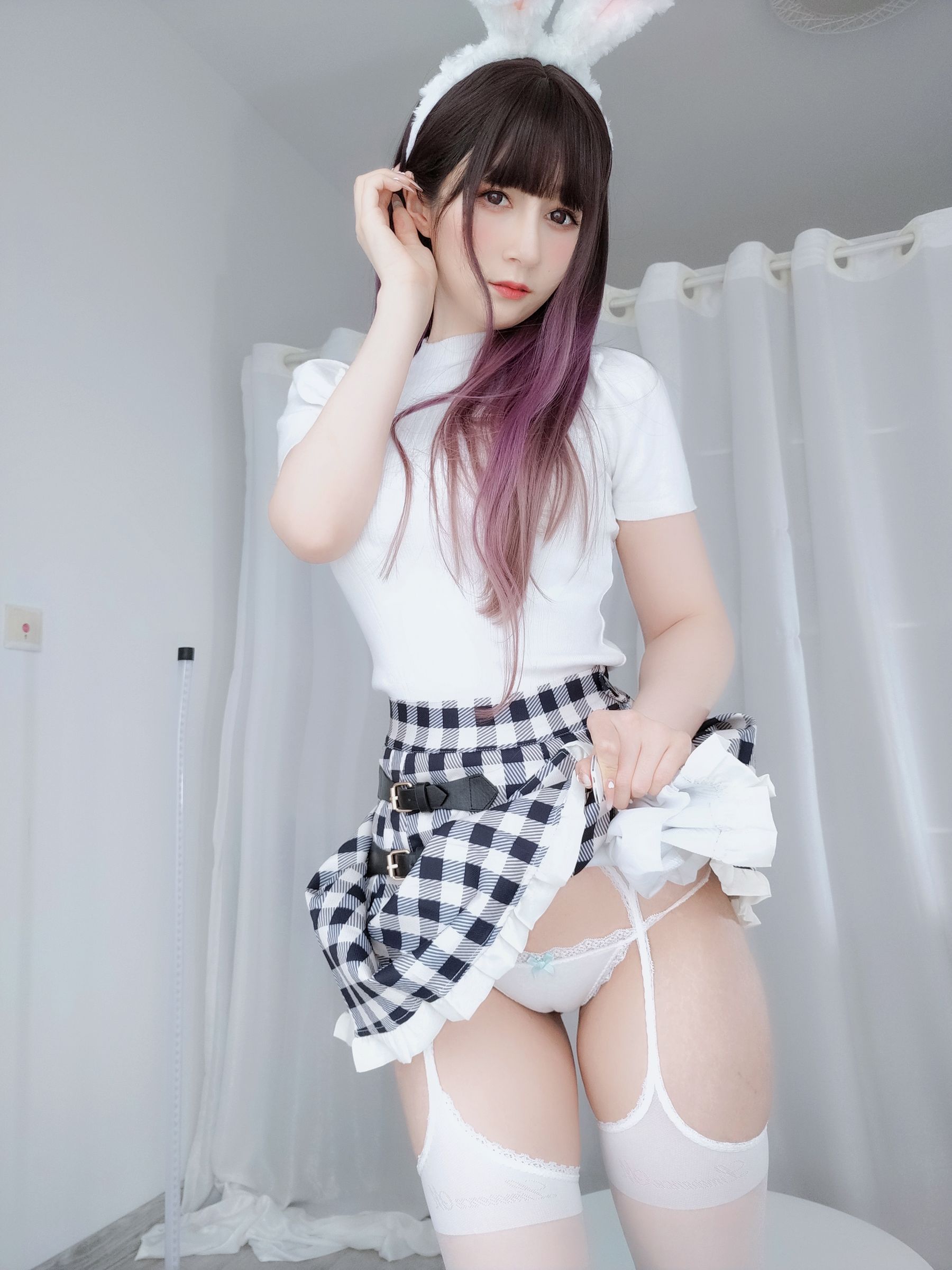 Coser小姐姐白银 - 白丝兔女郎-图19