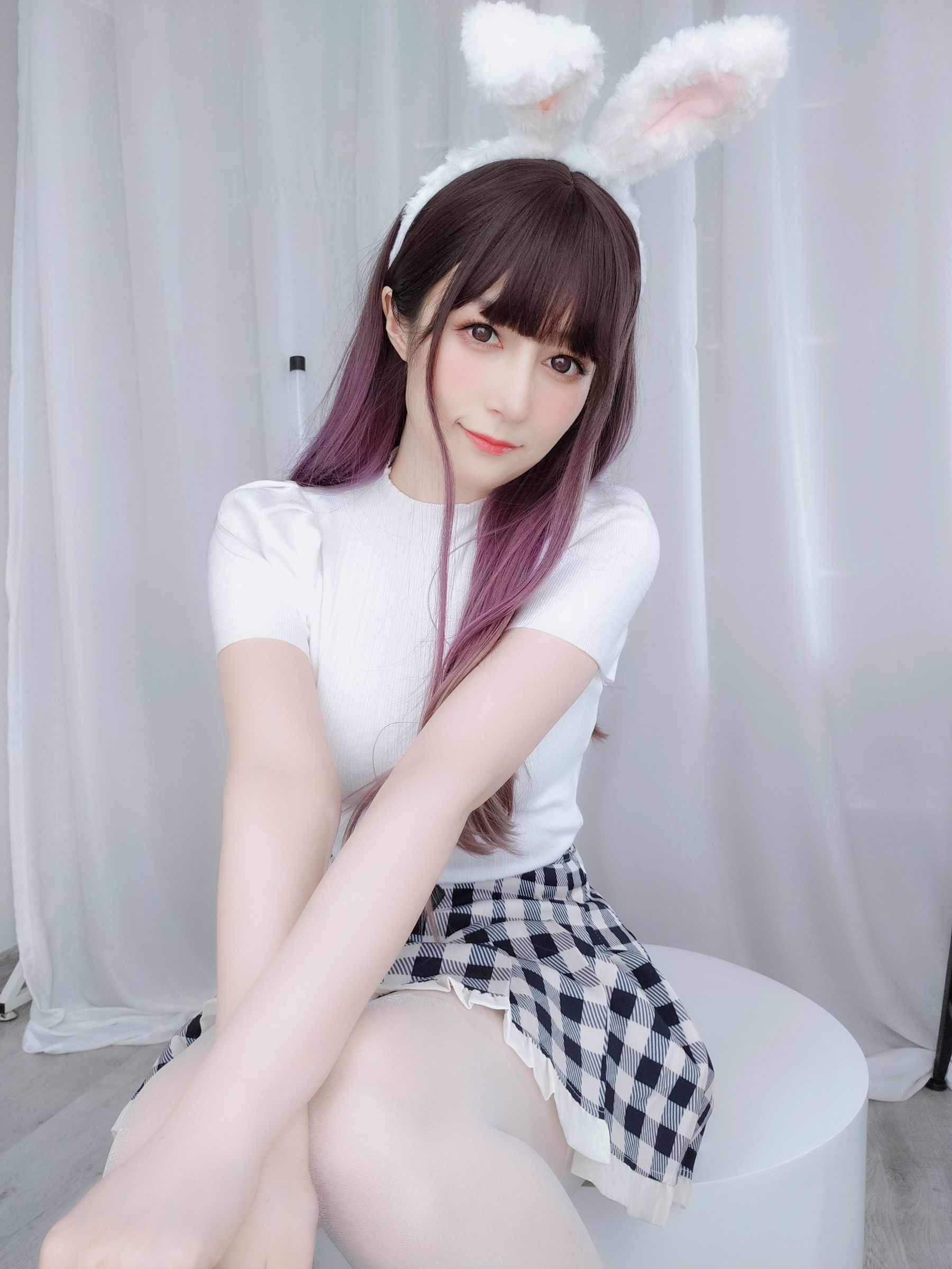 Coser小姐姐白银 - 白丝兔女郎-图20