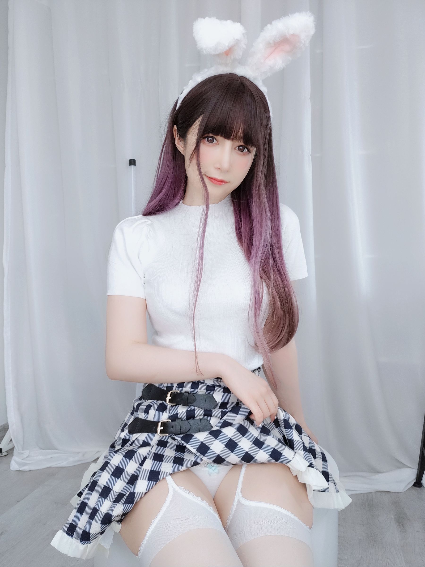 Coser小姐姐白银 - 白丝兔女郎-图26