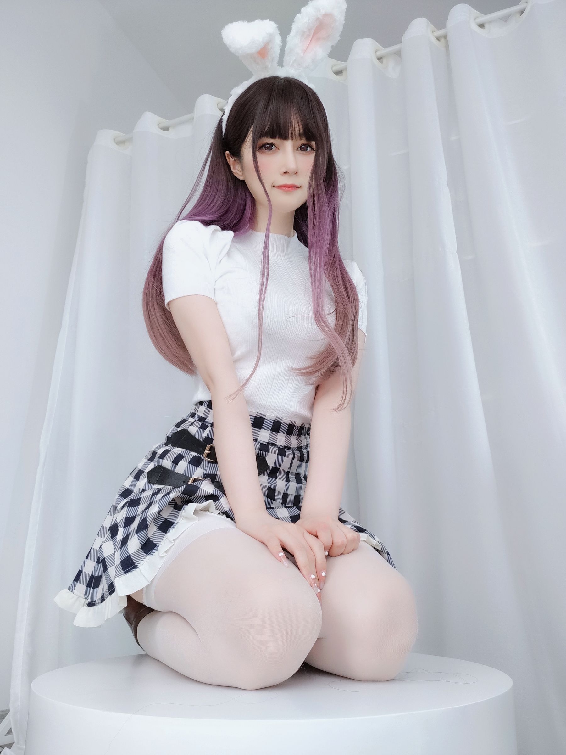 Coser小姐姐白银 - 白丝兔女郎-图54