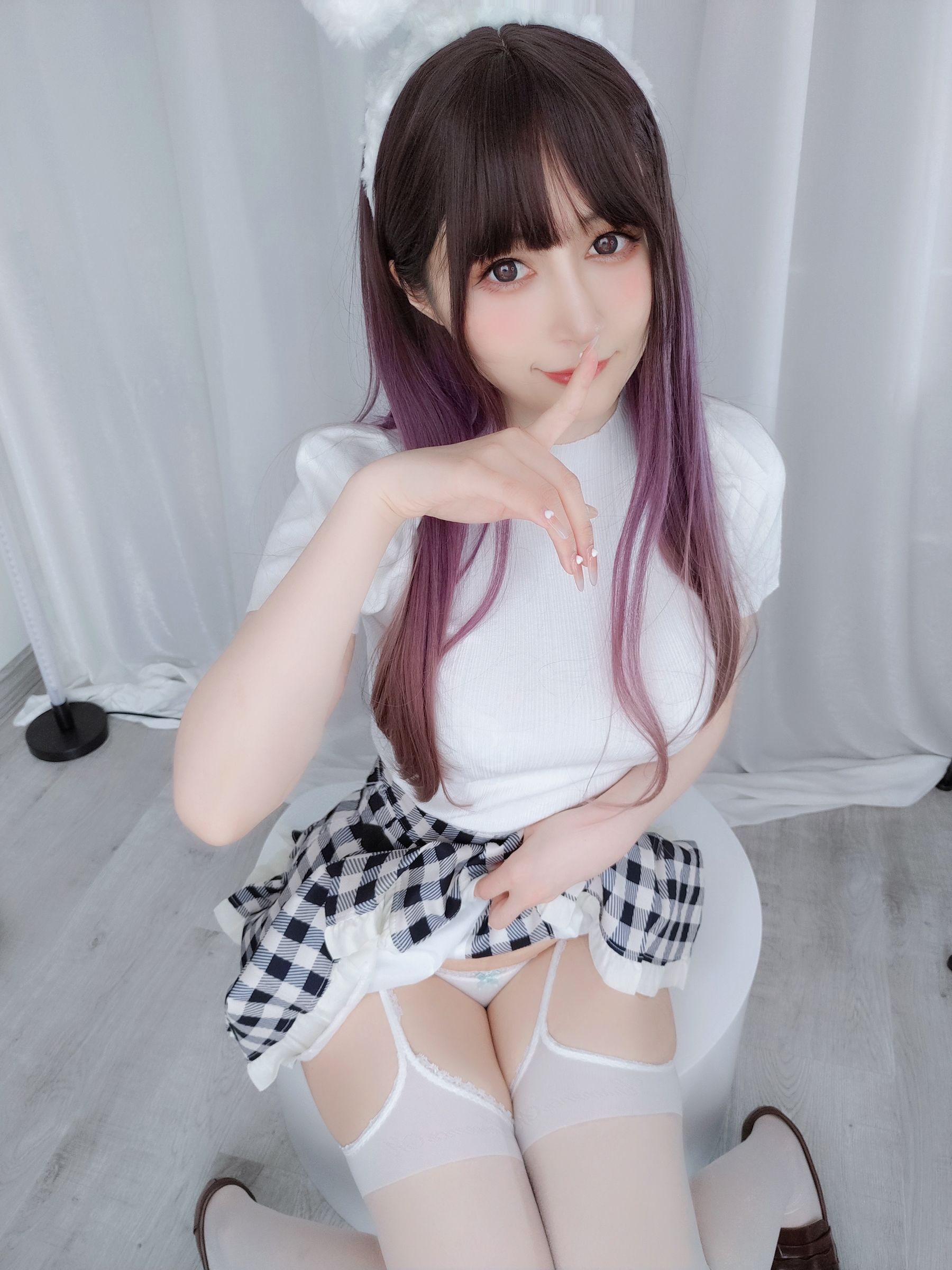 Coser小姐姐白银 - 白丝兔女郎-图55