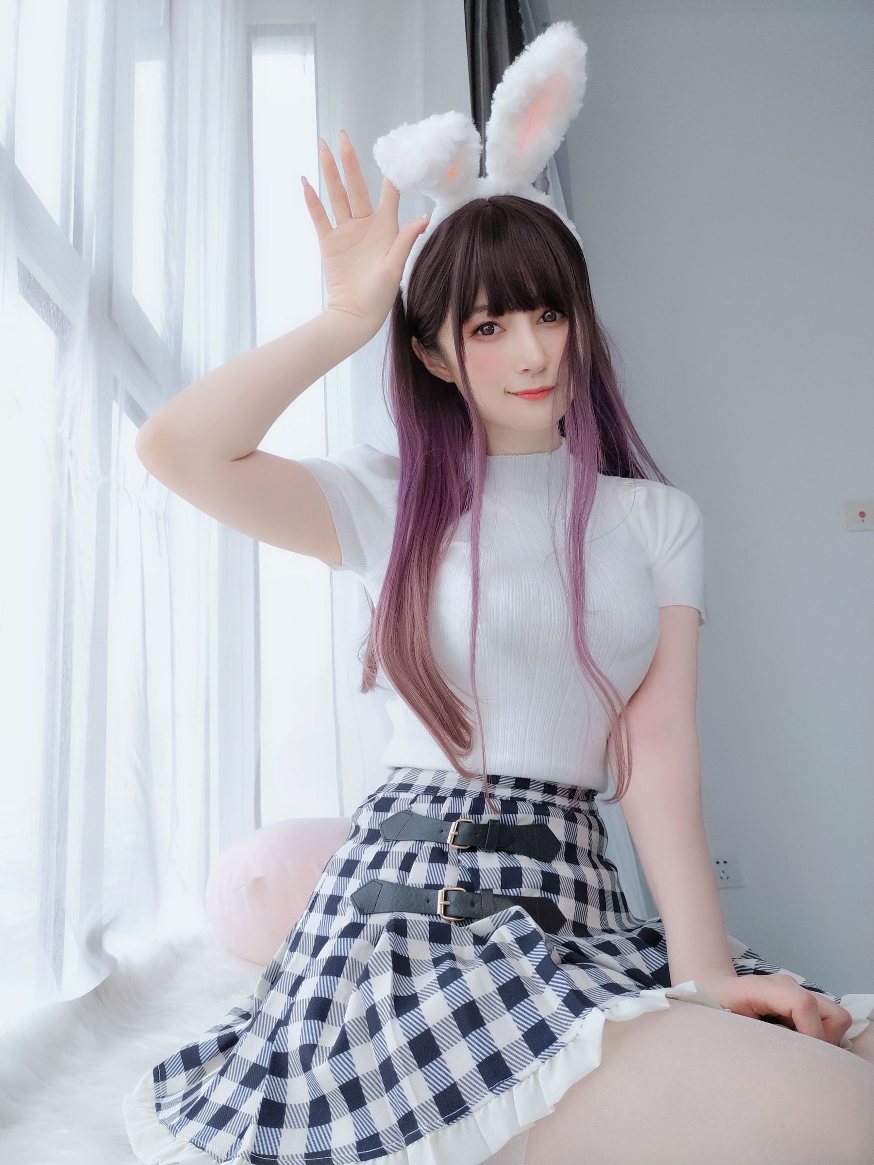 Coser小姐姐白银 - 白丝兔女郎-图87