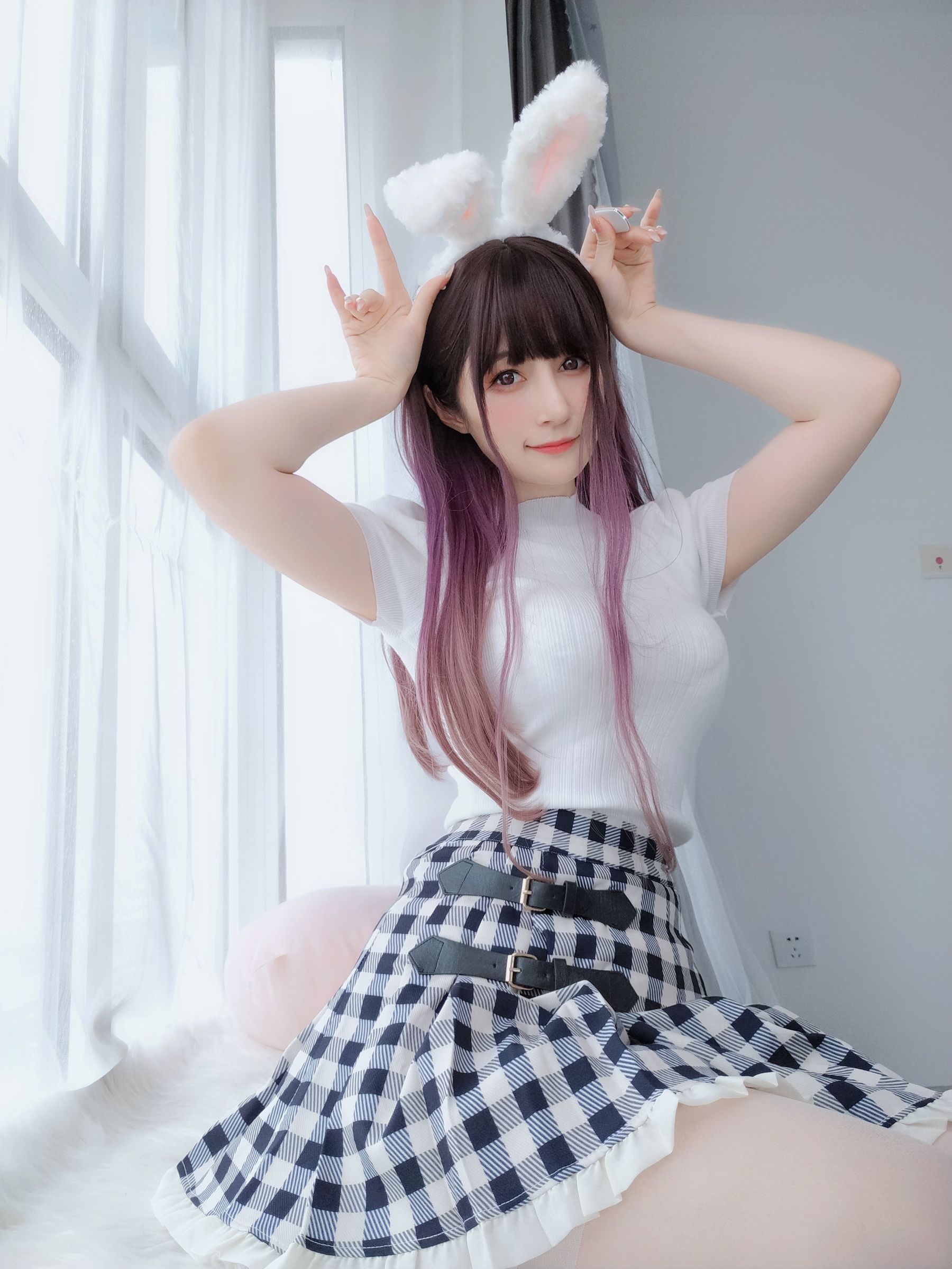 Coser小姐姐白银 - 白丝兔女郎-图88