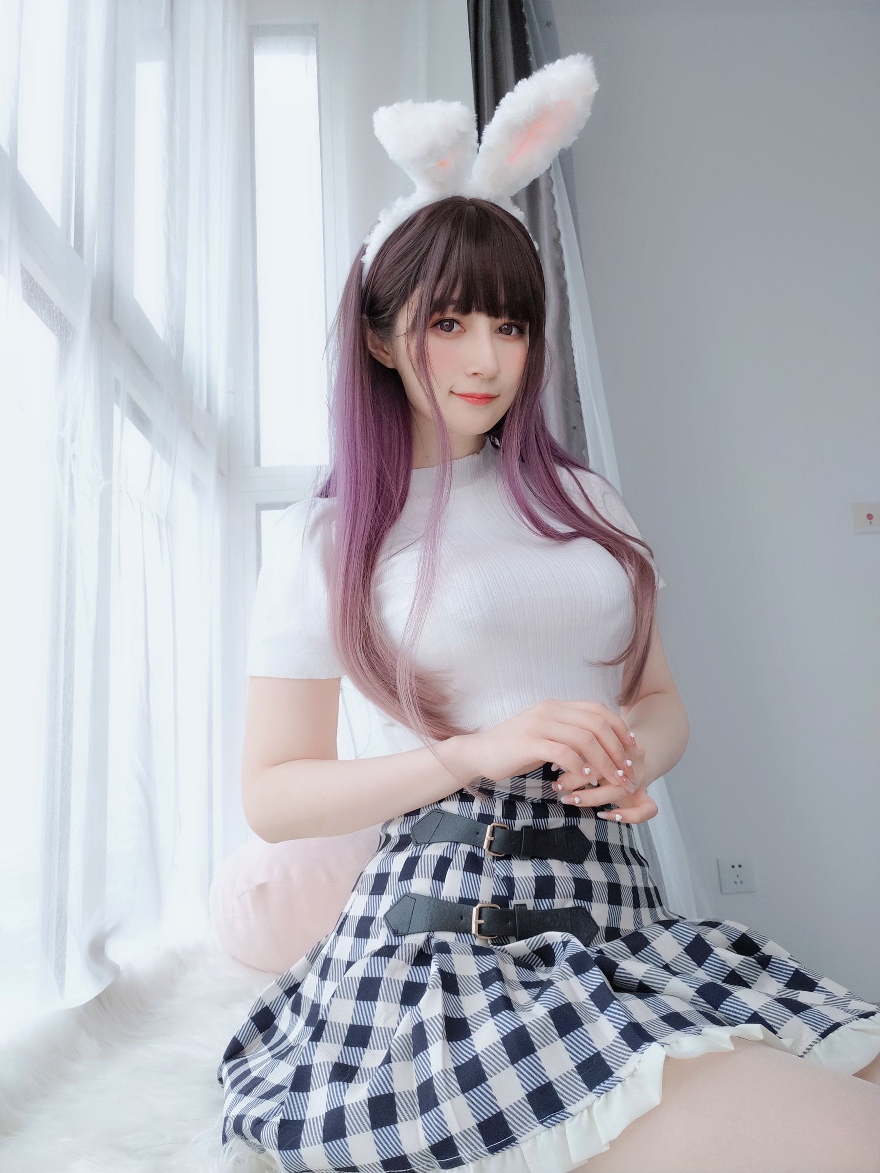 Coser小姐姐白银 - 白丝兔女郎-图89