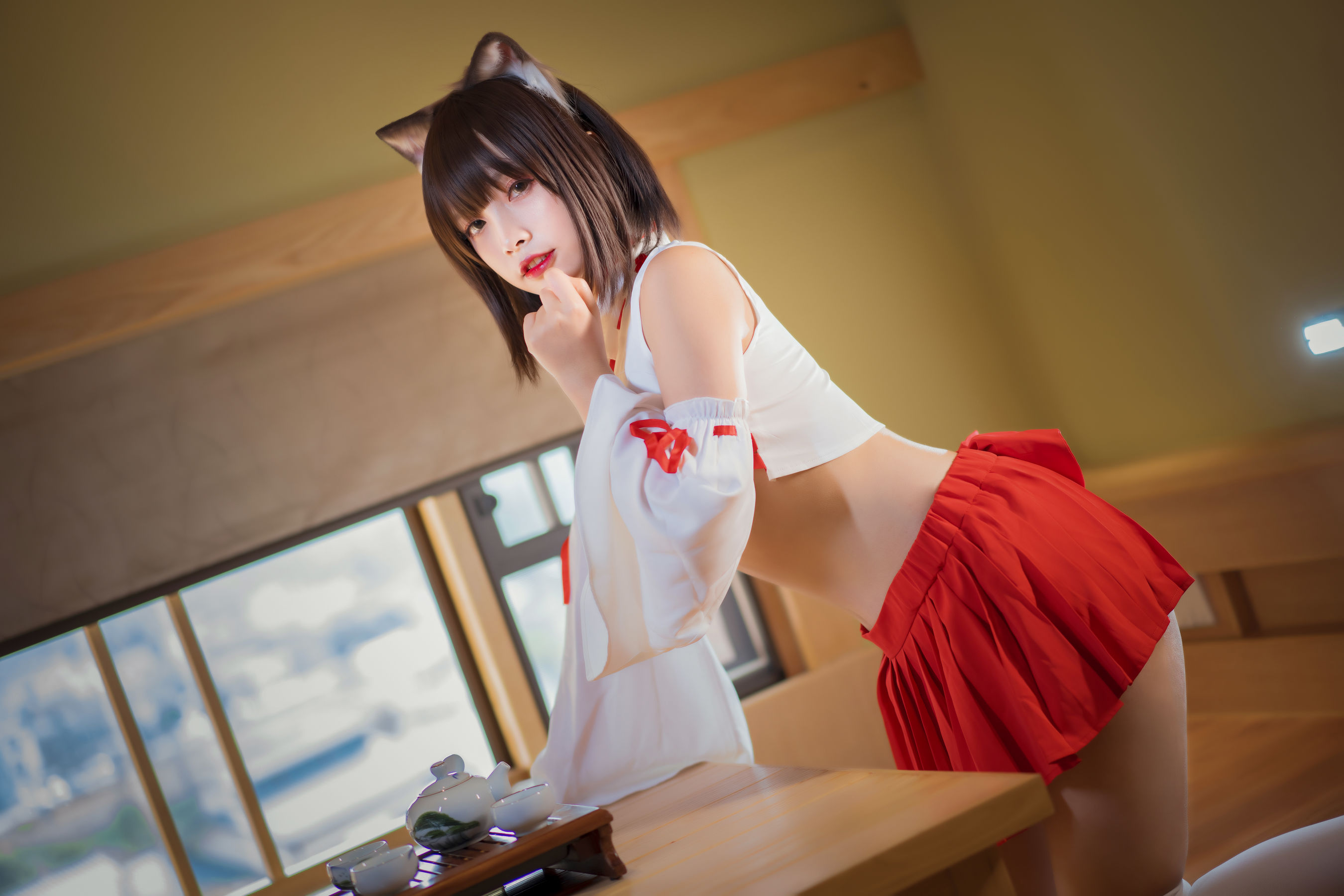 Neko-薇薇 - 巫女-图0