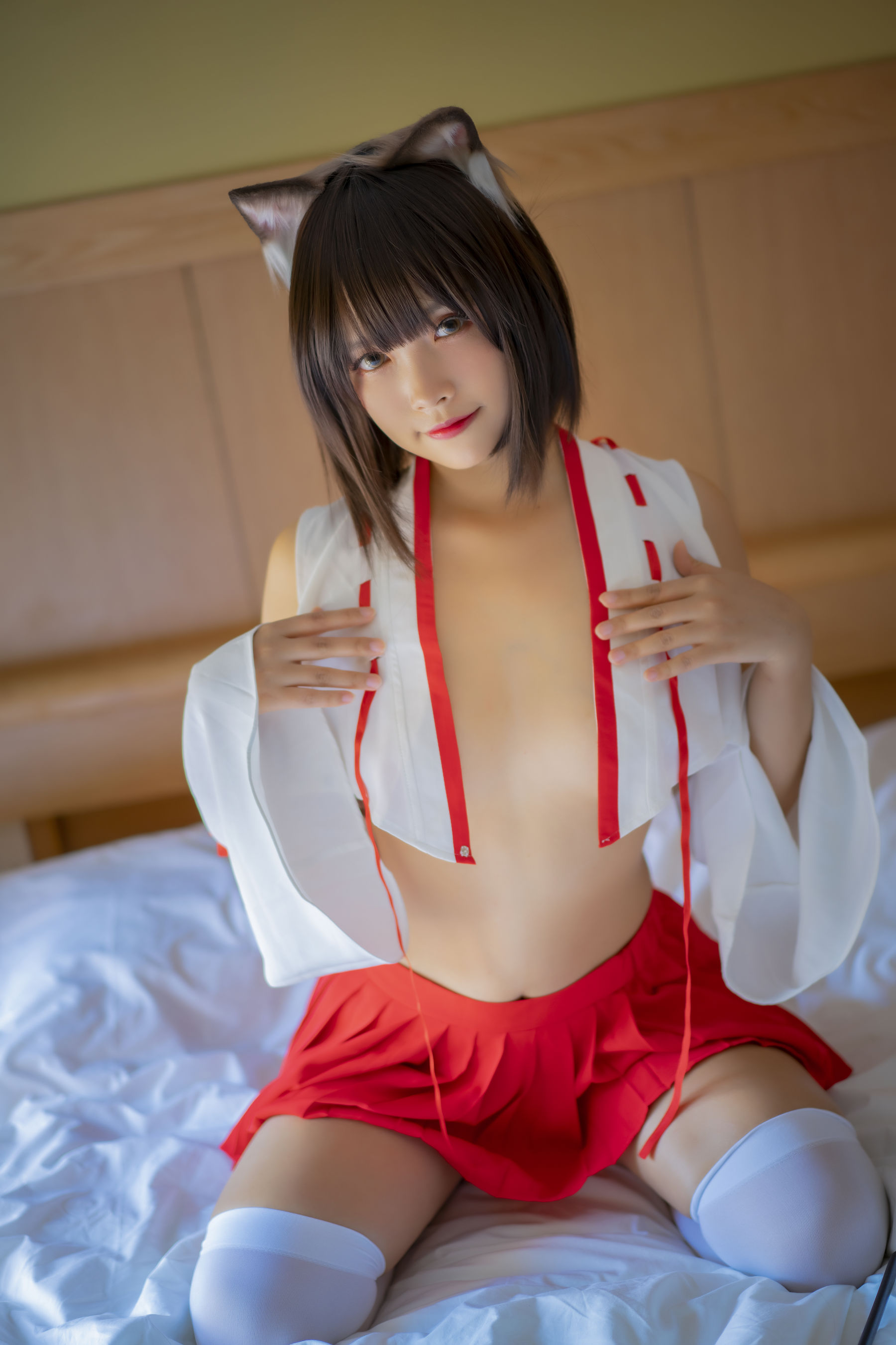 Neko-薇薇 - 巫女-图25