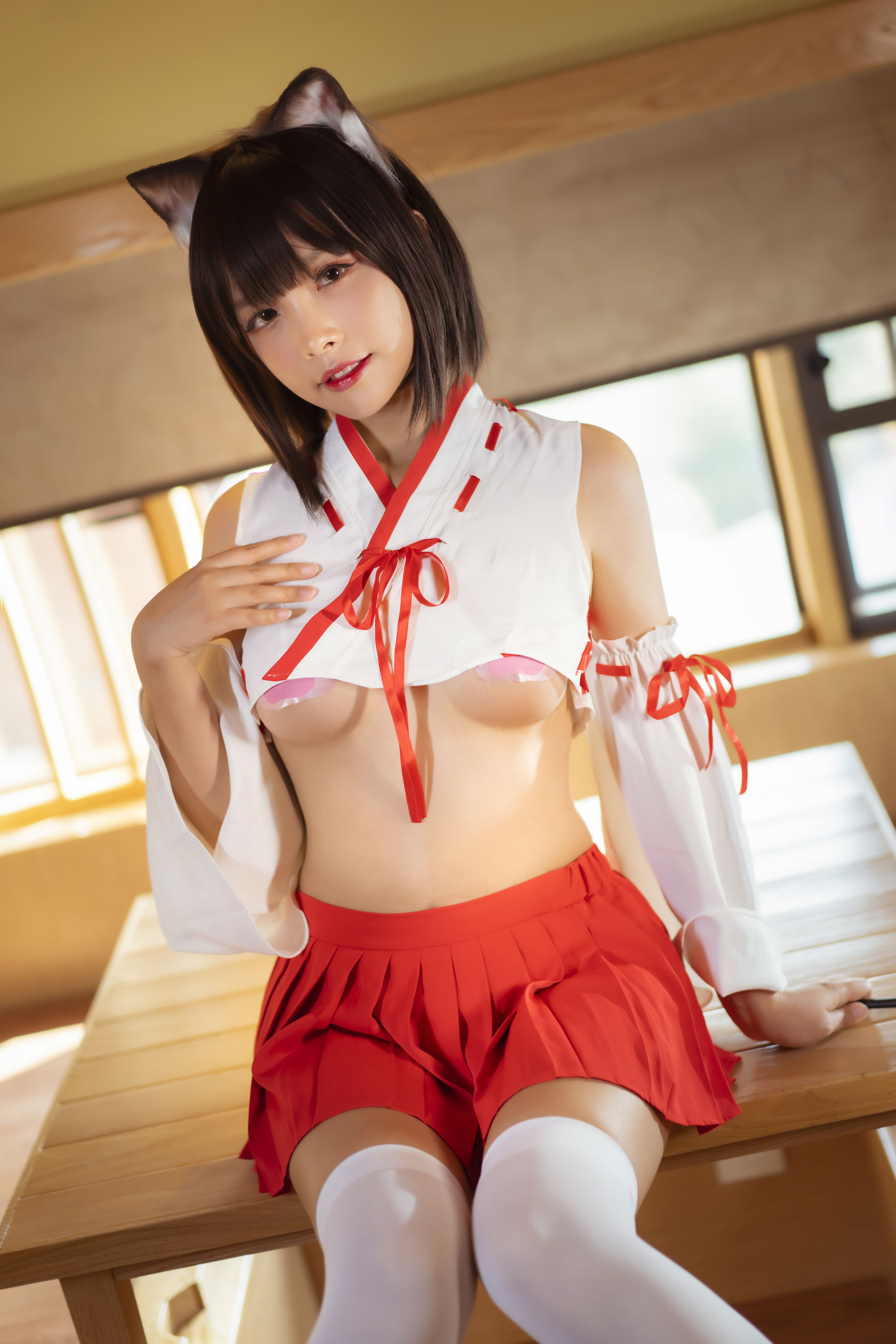 Neko-薇薇 - 巫女-图2