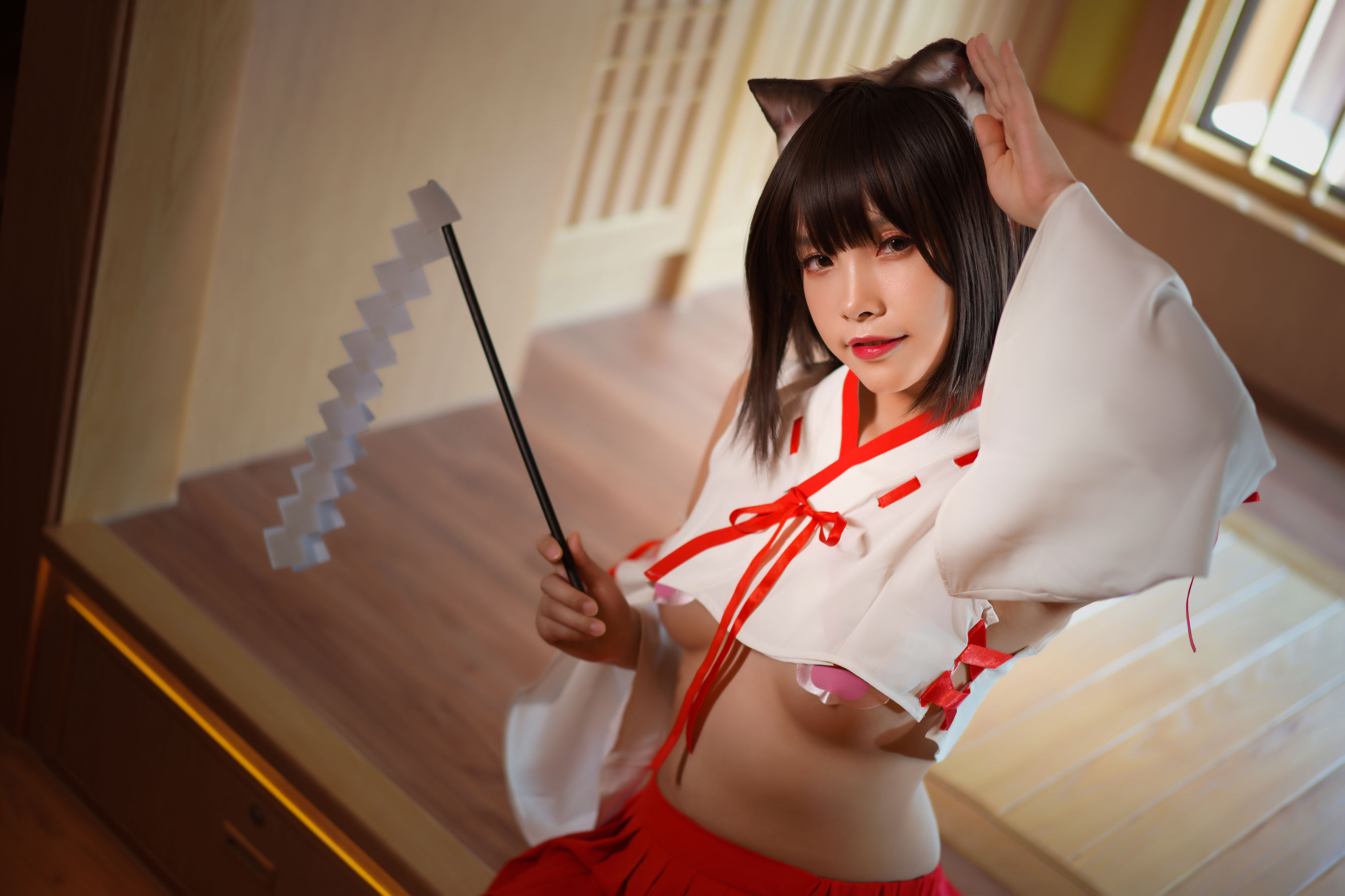 Neko-薇薇 - 巫女-图30