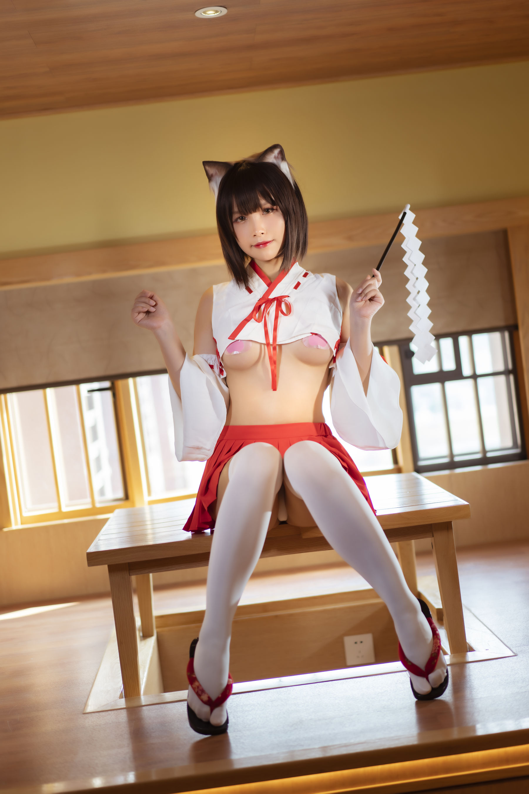 Neko-薇薇 - 巫女-图4