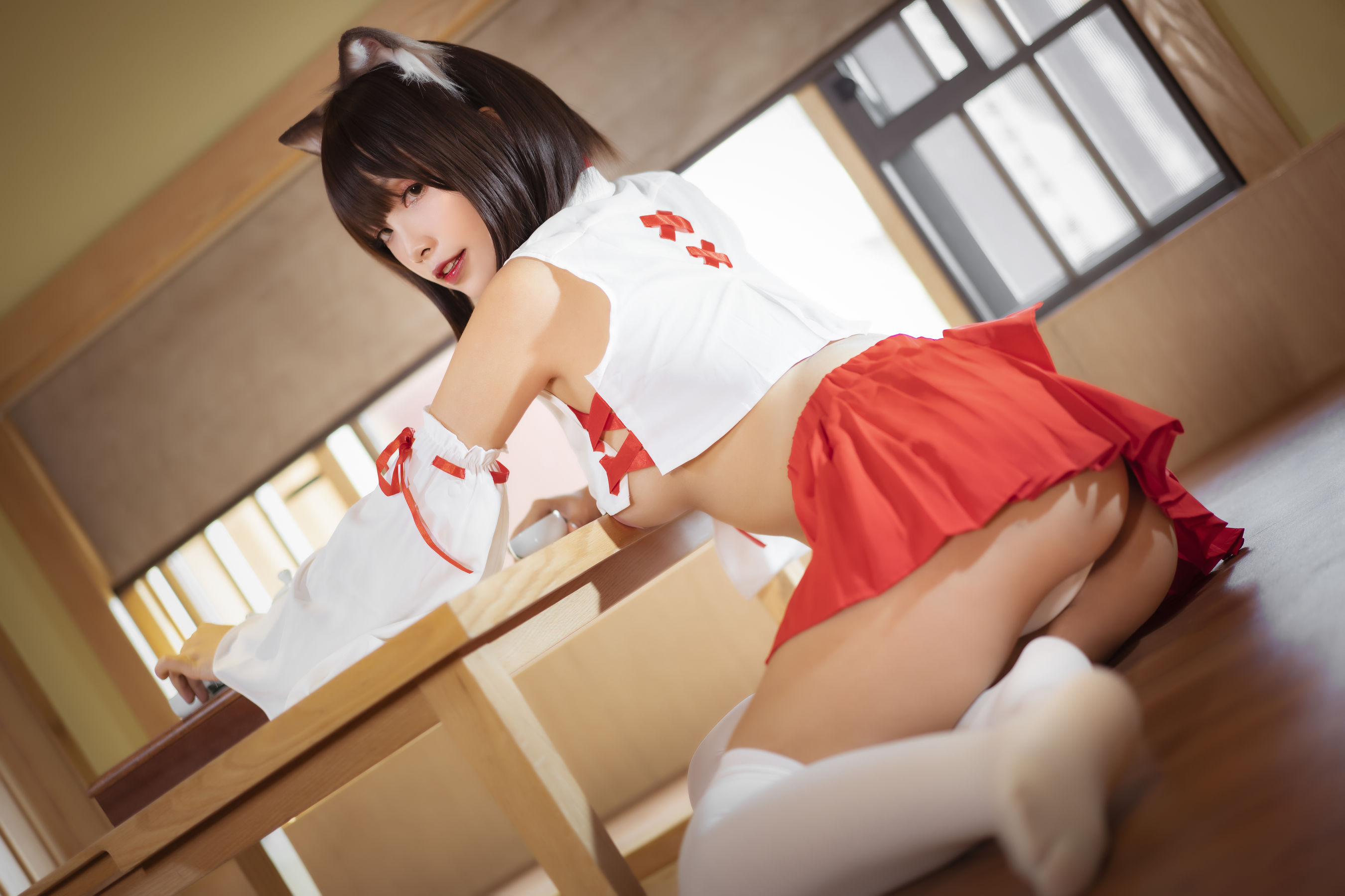 Neko-薇薇 - 巫女-图5