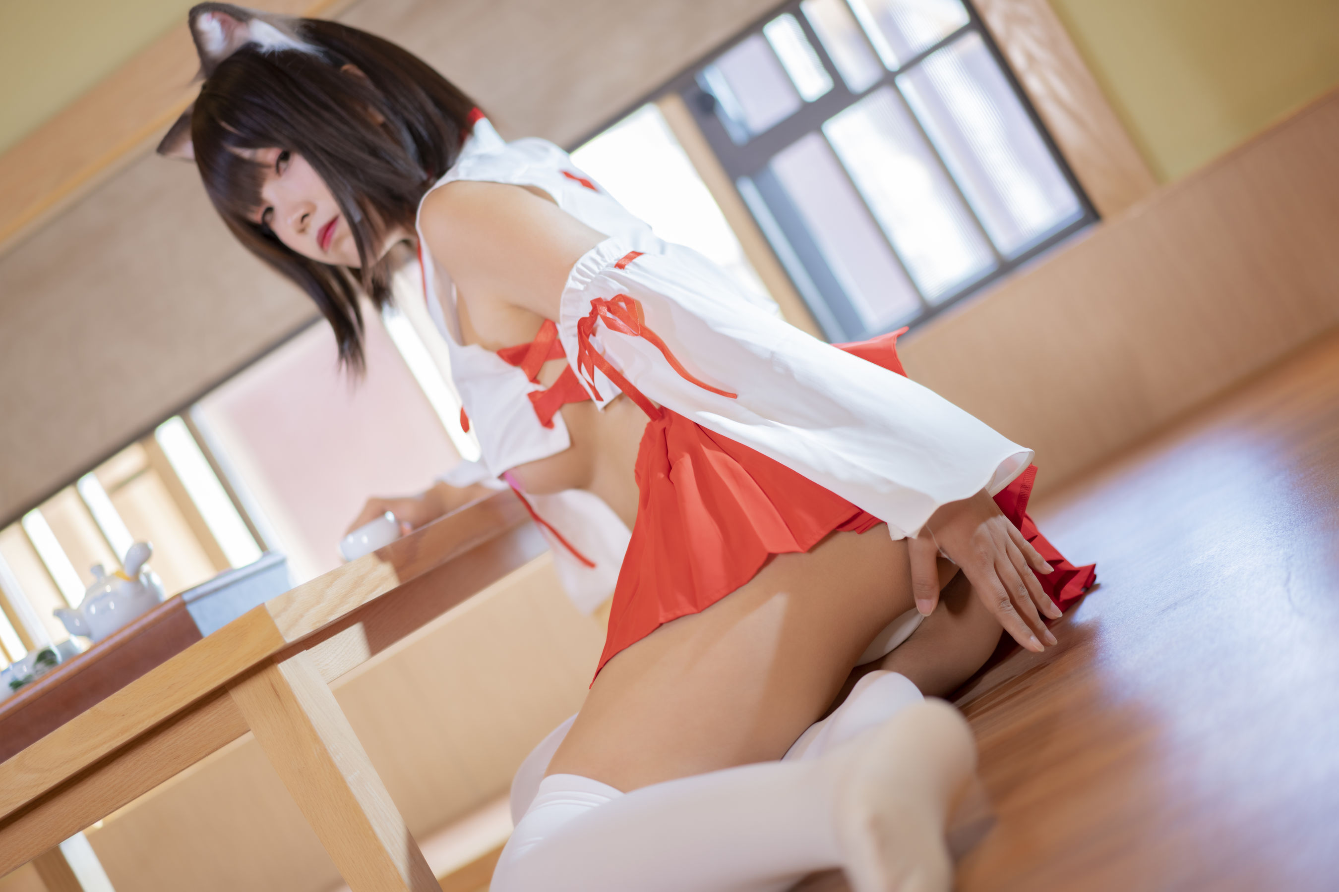 Neko-薇薇 - 巫女-图6