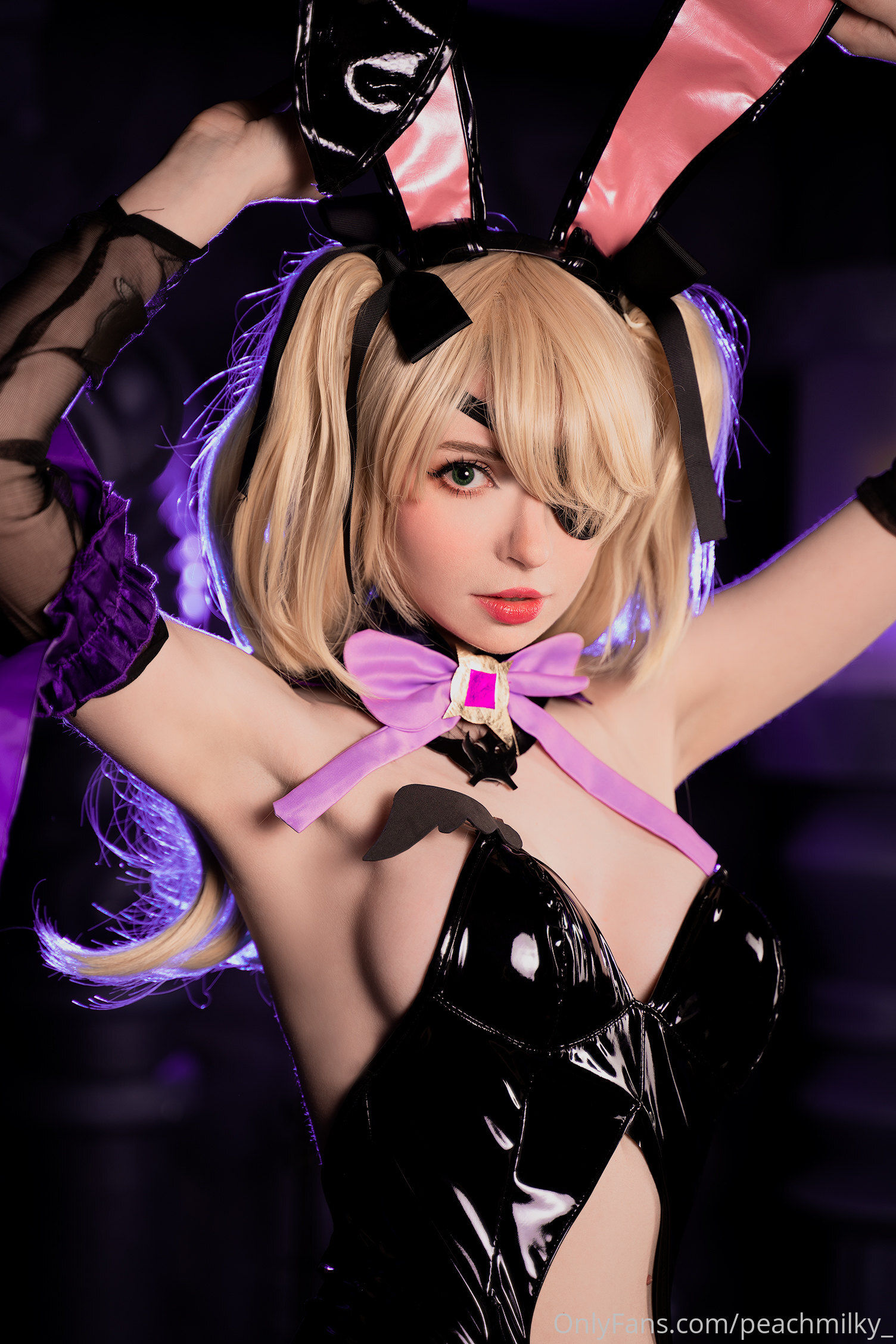 Peach milky - Fischl Playboy Bunny Genshin Impact-图0