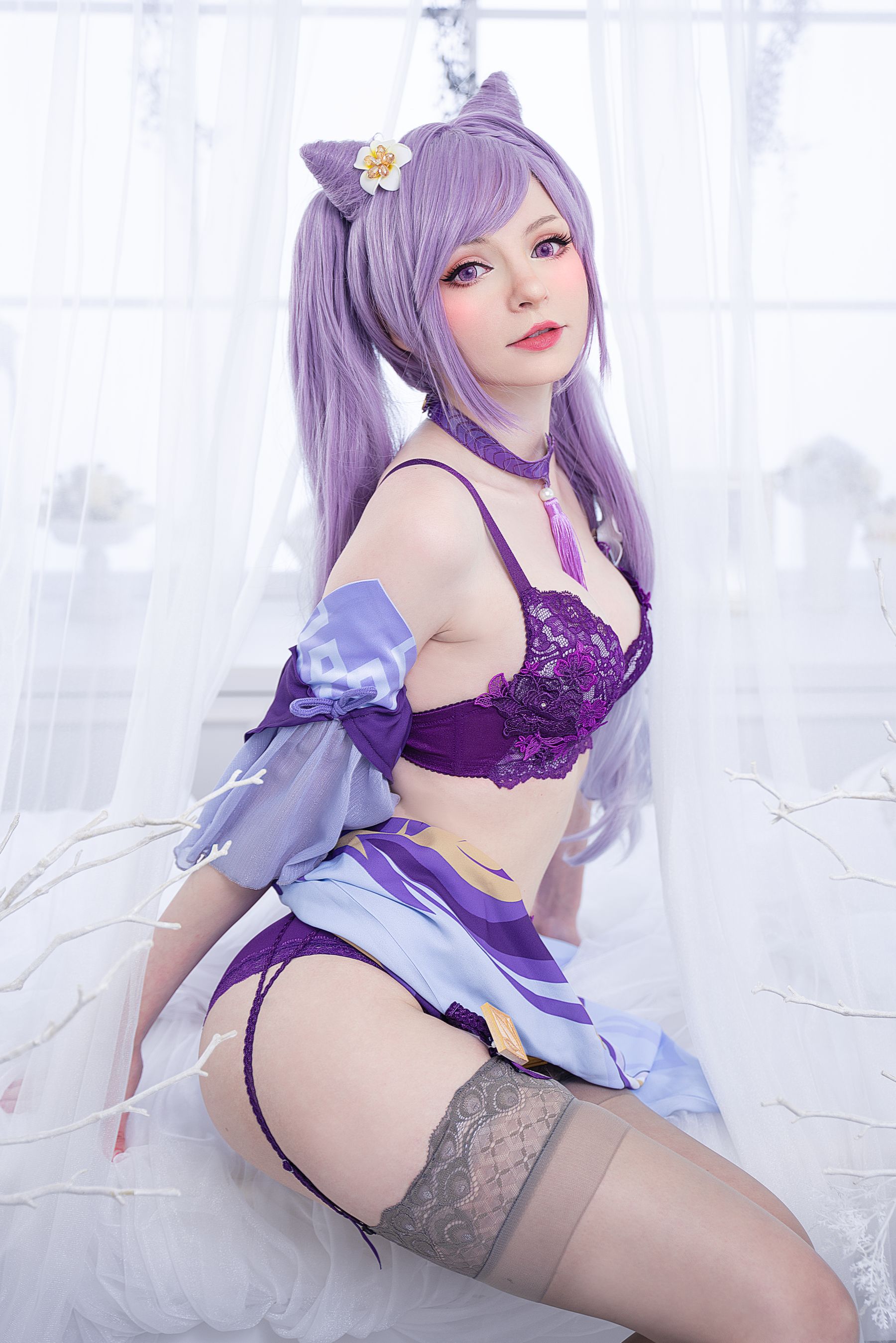 Peach milky - Keqing Genshin Impact-图45