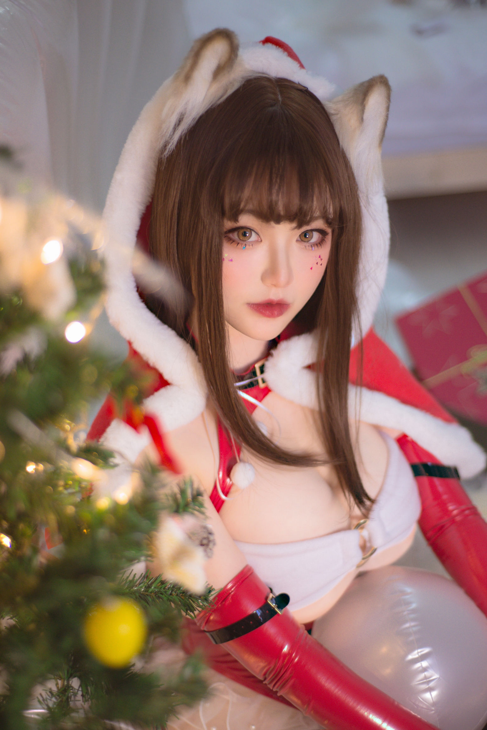 佳奈喵 - 雪夜锦礼-图0