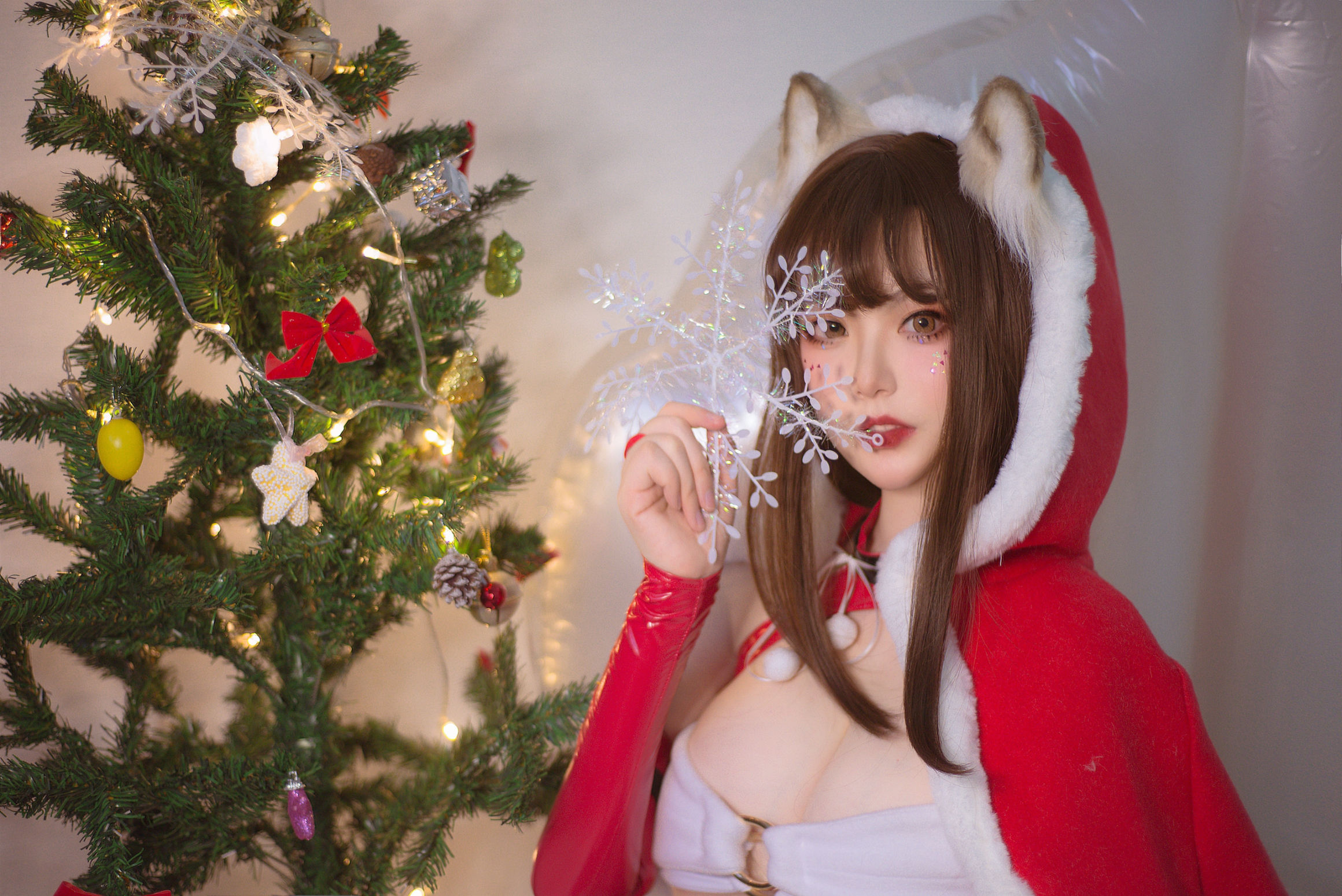 佳奈喵 - 雪夜锦礼-图11