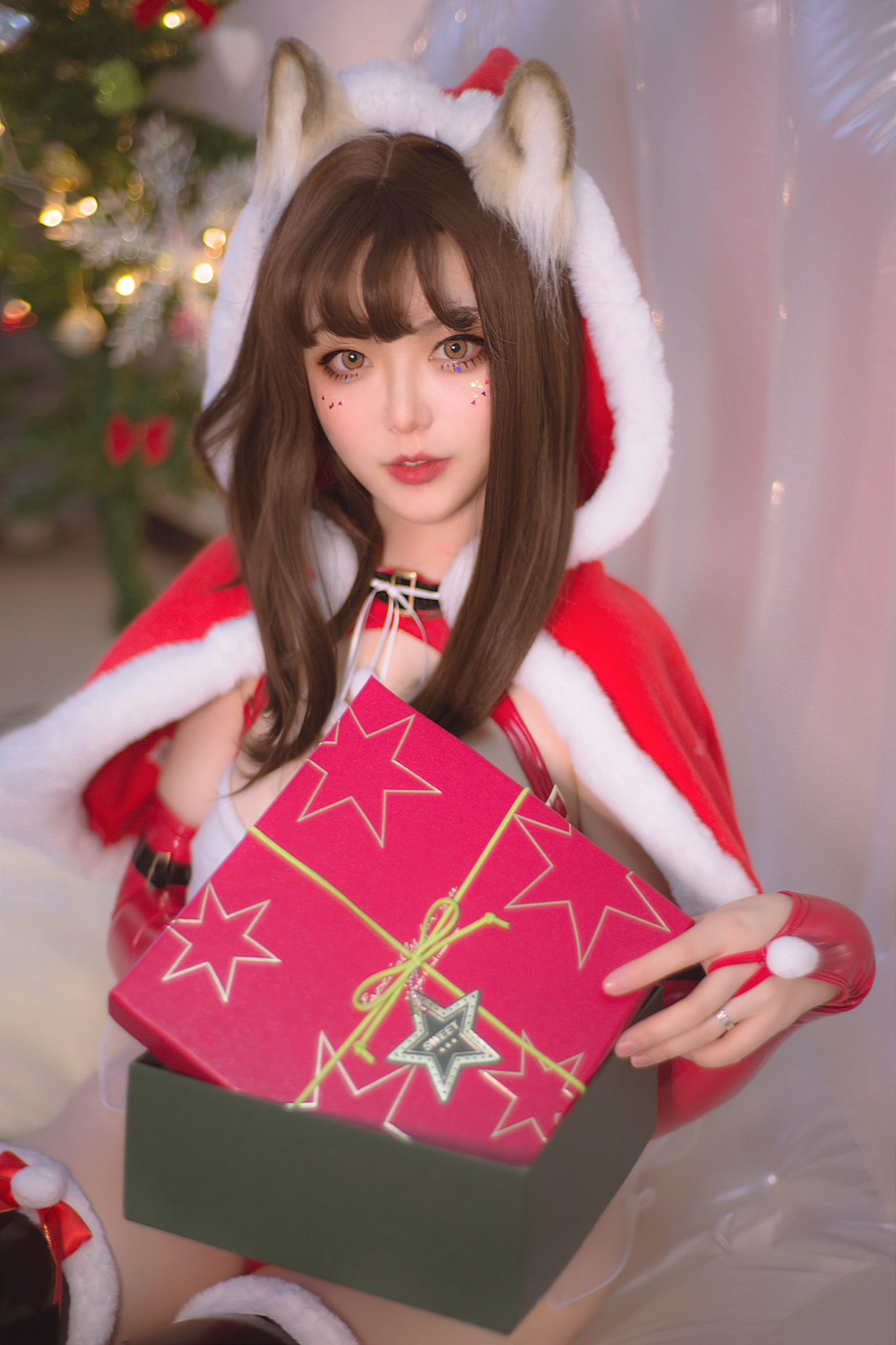 佳奈喵 - 雪夜锦礼-图7