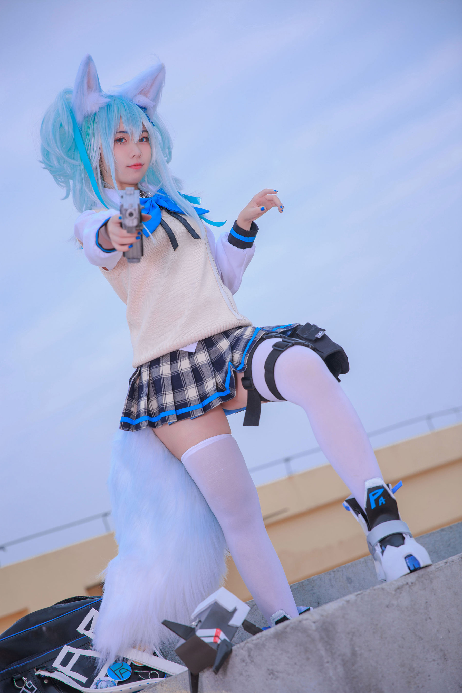 动漫博主G44不会受伤 - 少女前线 PA15校服-图14