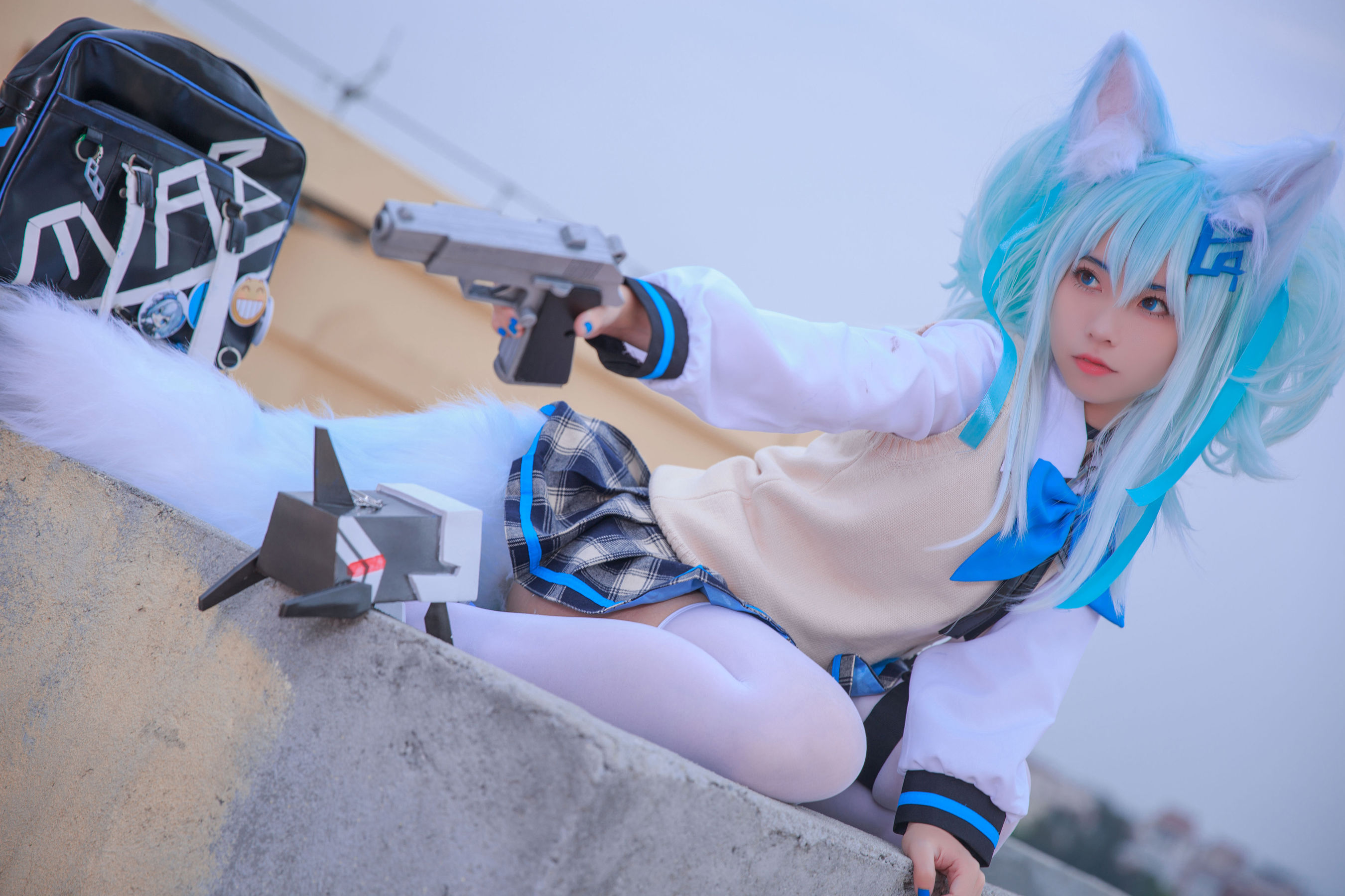 动漫博主G44不会受伤 - 少女前线 PA15校服-图16