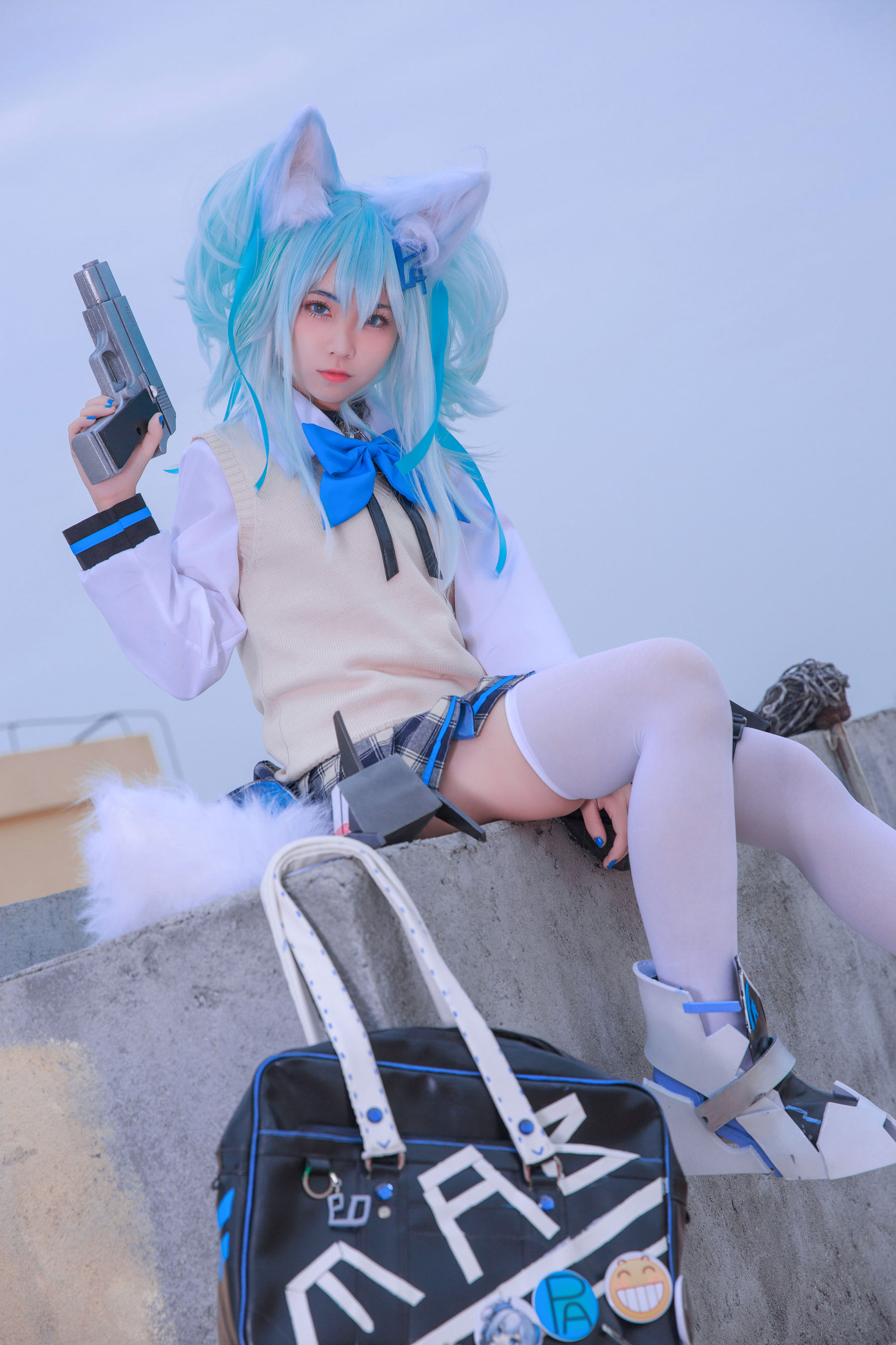 动漫博主G44不会受伤 - 少女前线 PA15校服-图17