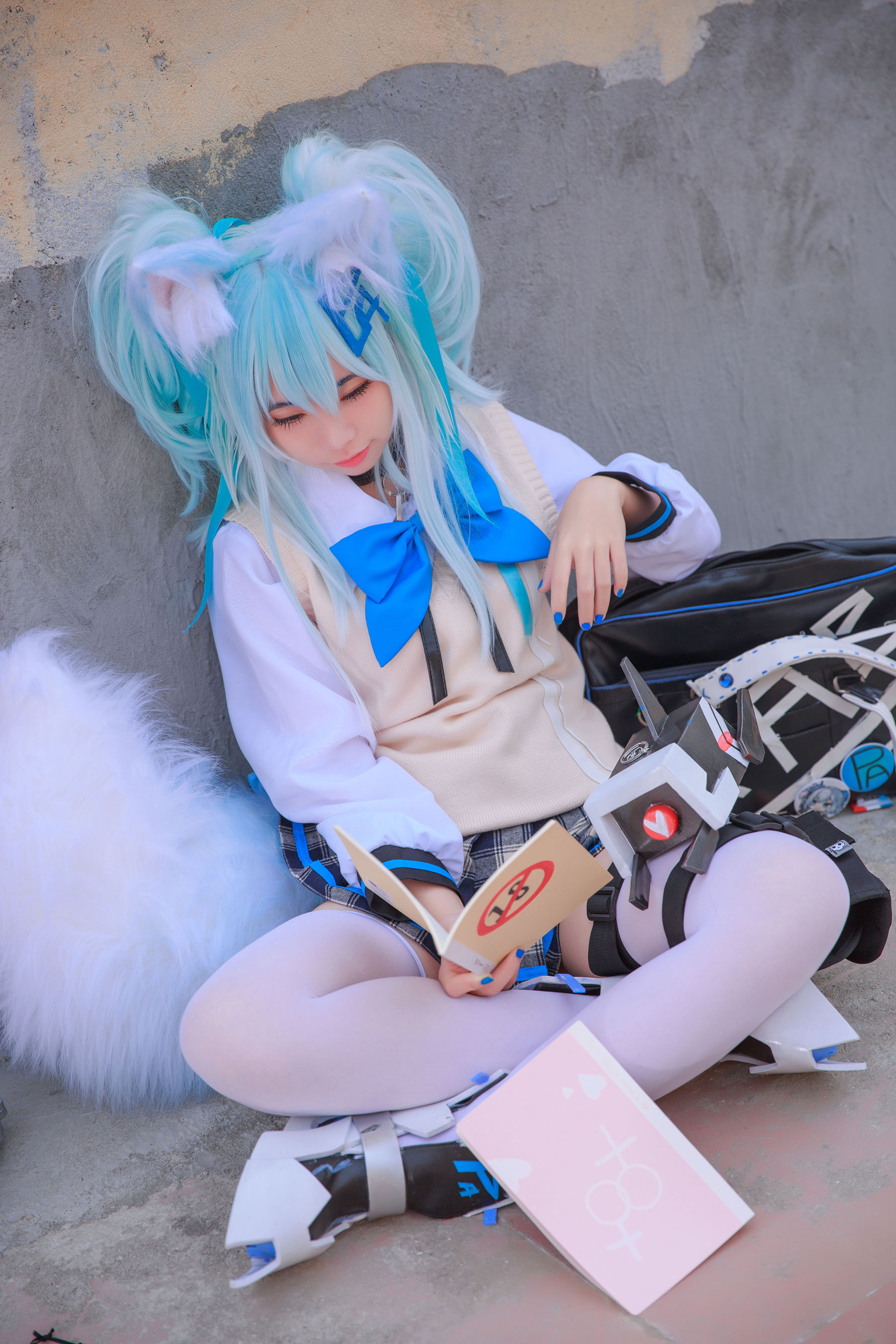 动漫博主G44不会受伤 - 少女前线 PA15校服-图19