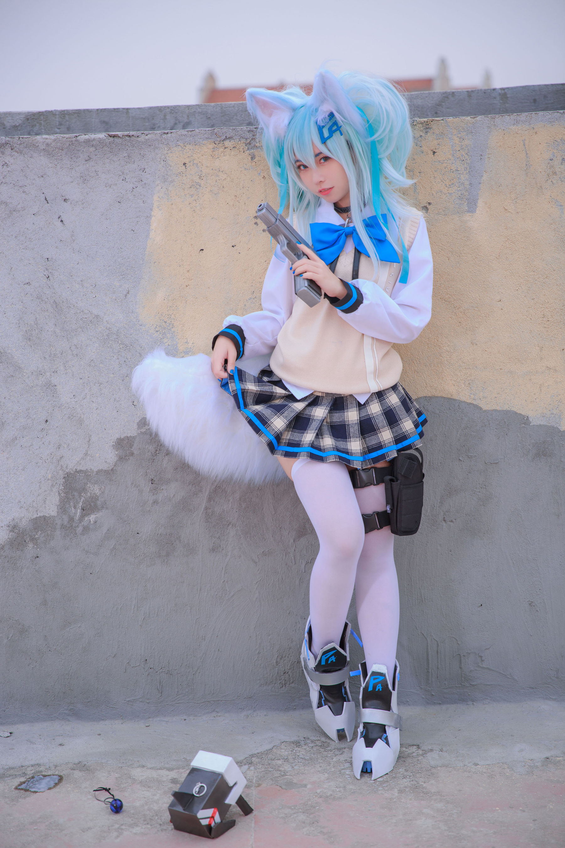 动漫博主G44不会受伤 - 少女前线 PA15校服-图22