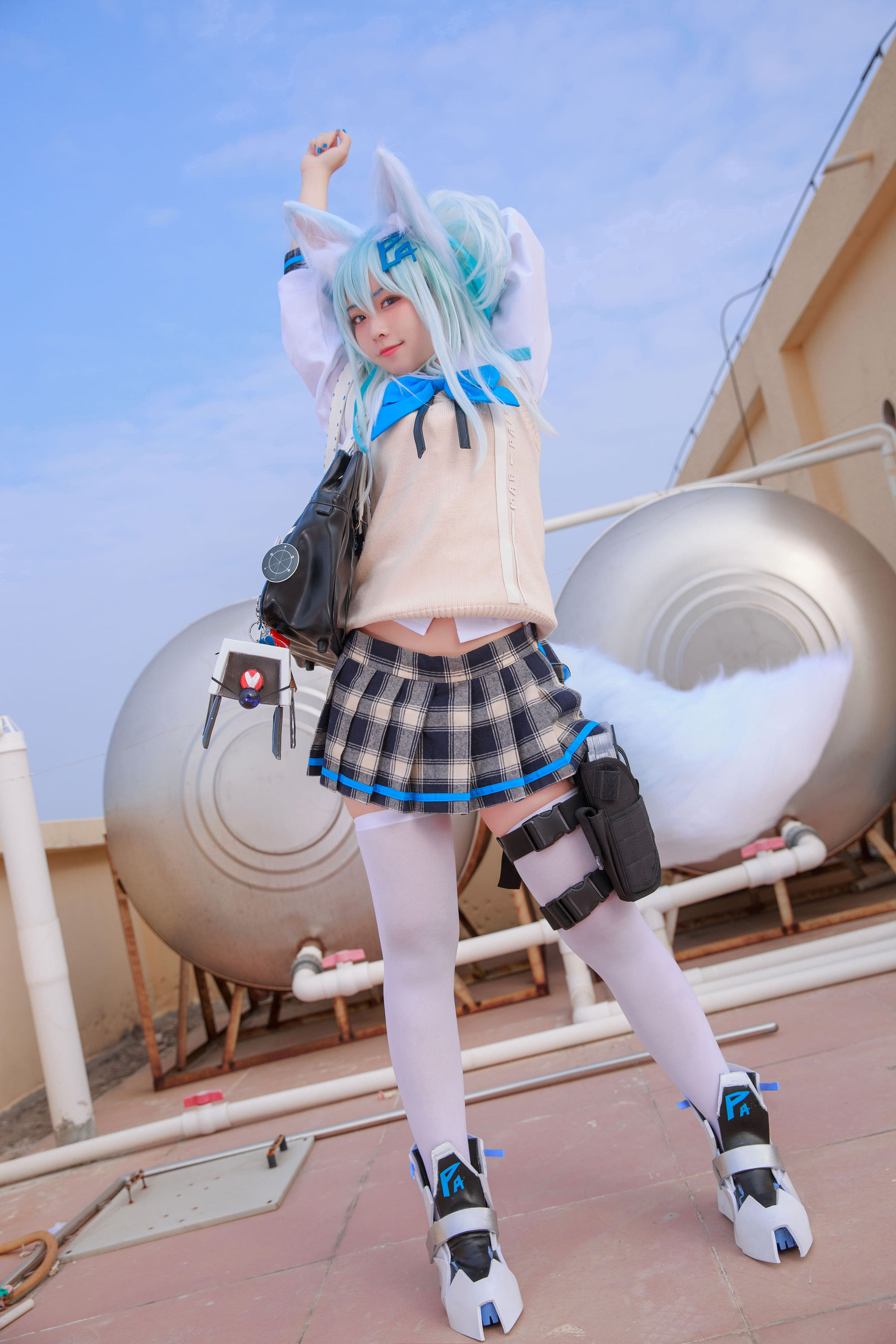 动漫博主G44不会受伤 - 少女前线 PA15校服-图27
