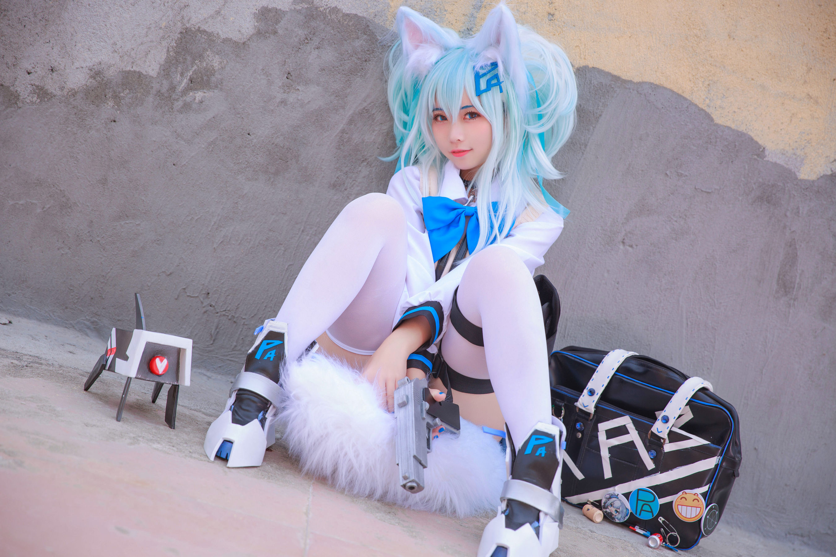 动漫博主G44不会受伤 - 少女前线 PA15校服-图28