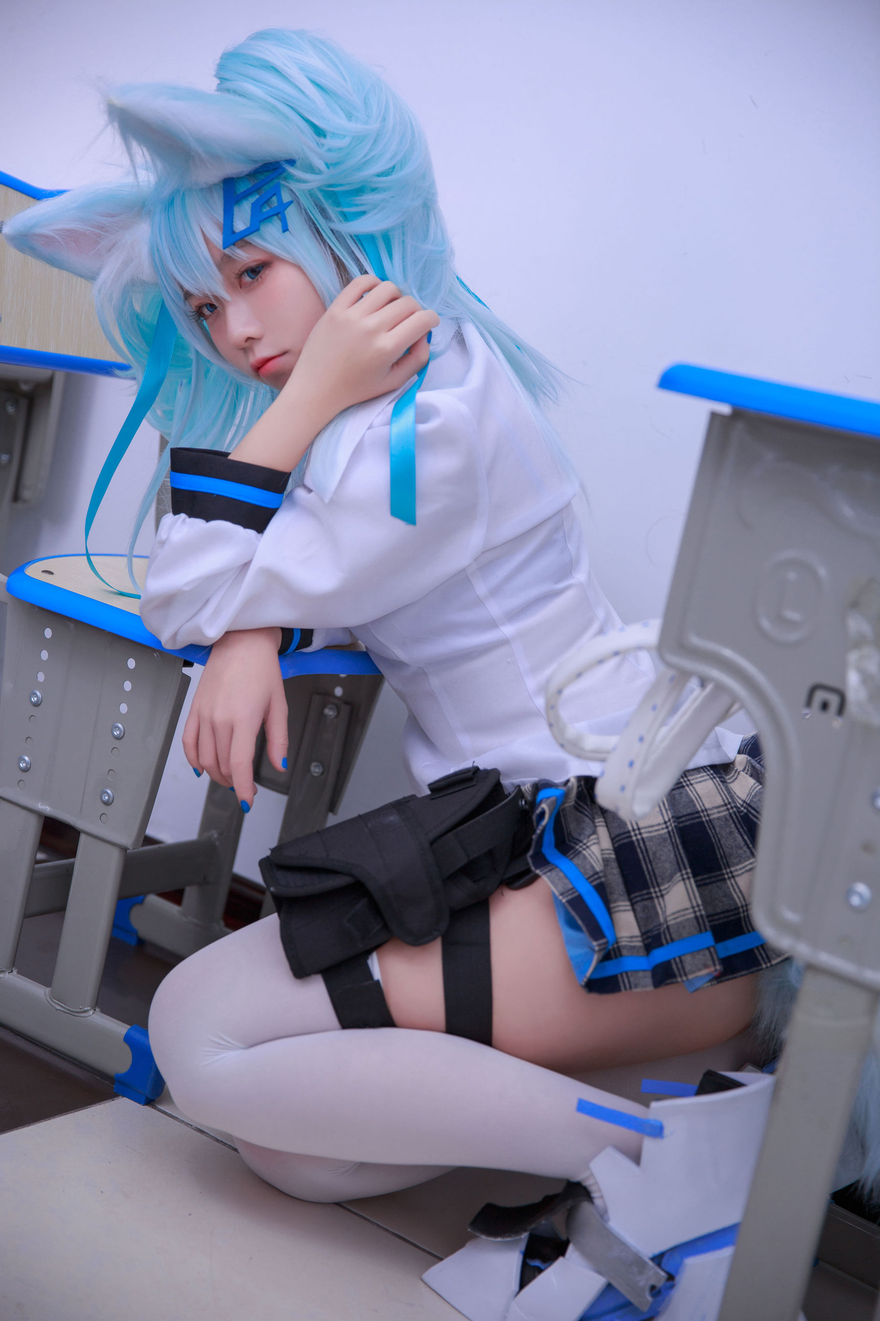 动漫博主G44不会受伤 - 少女前线 PA15校服-图3