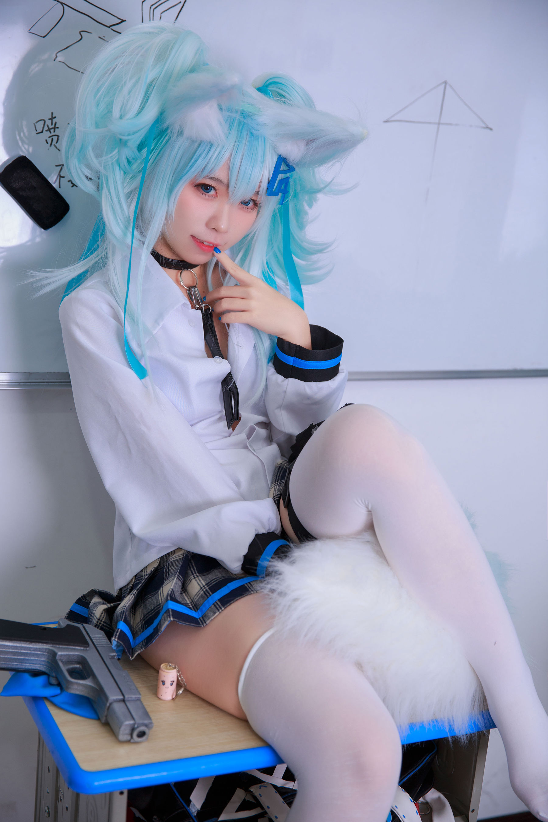 动漫博主G44不会受伤 - 少女前线 PA15校服-图5