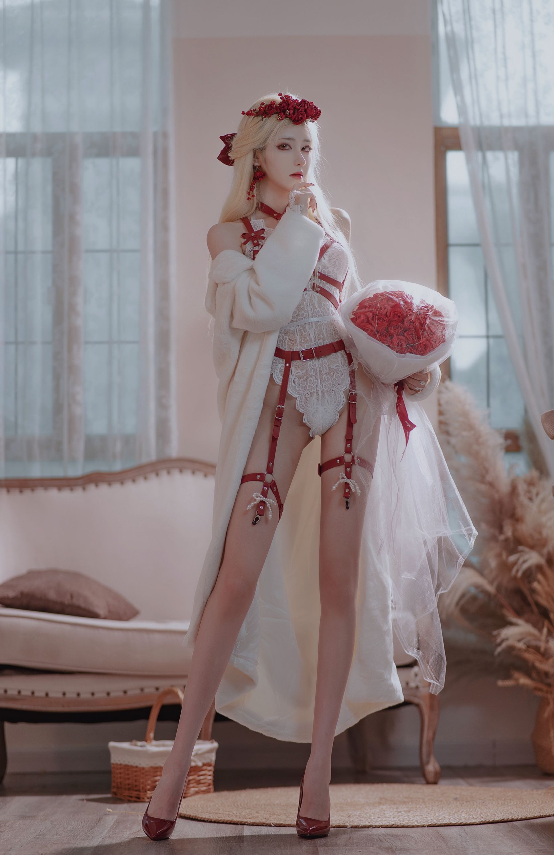 动漫博主南桃Momoko - 玫瑰-图13
