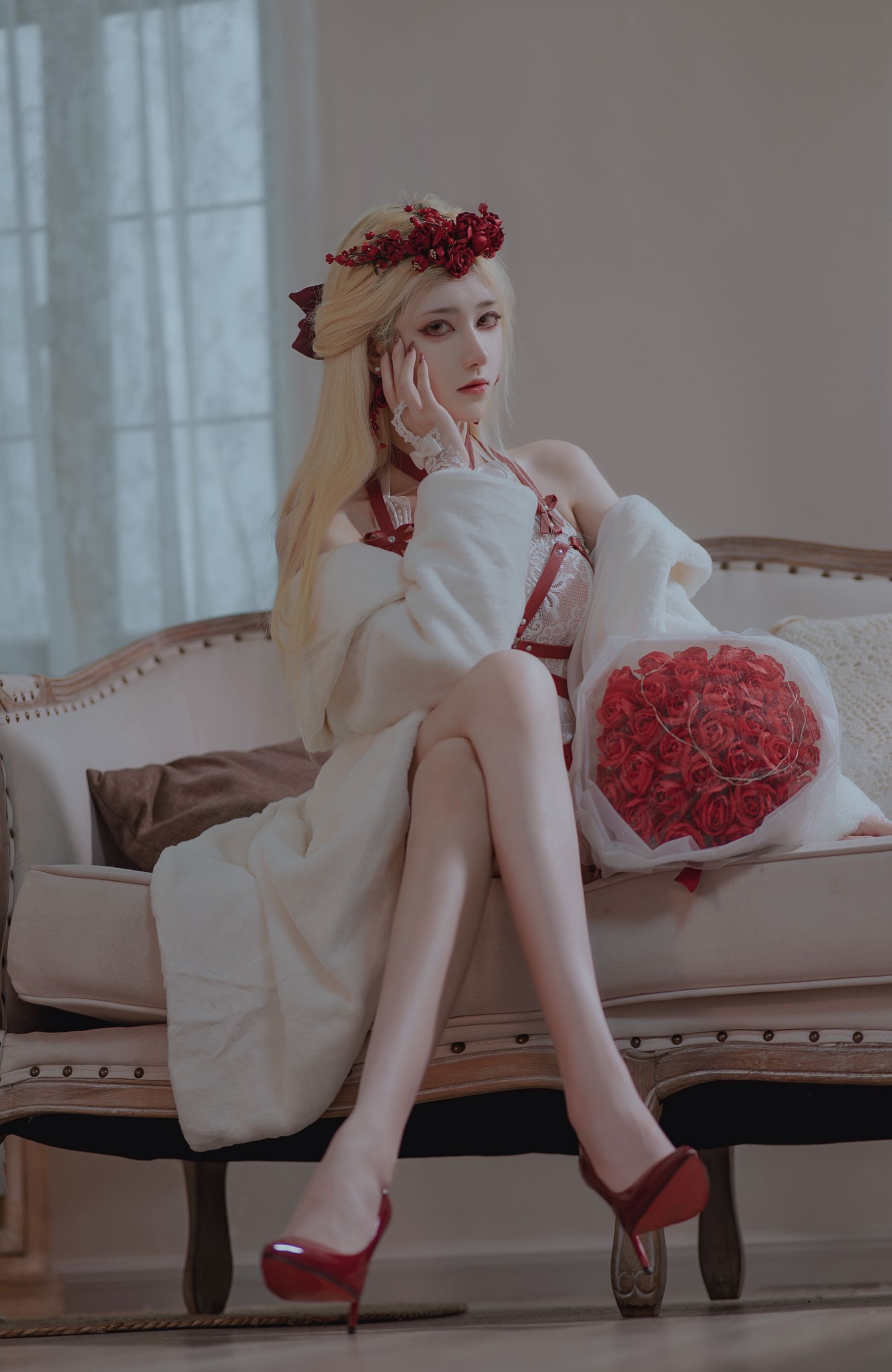 动漫博主南桃Momoko - 玫瑰-图16