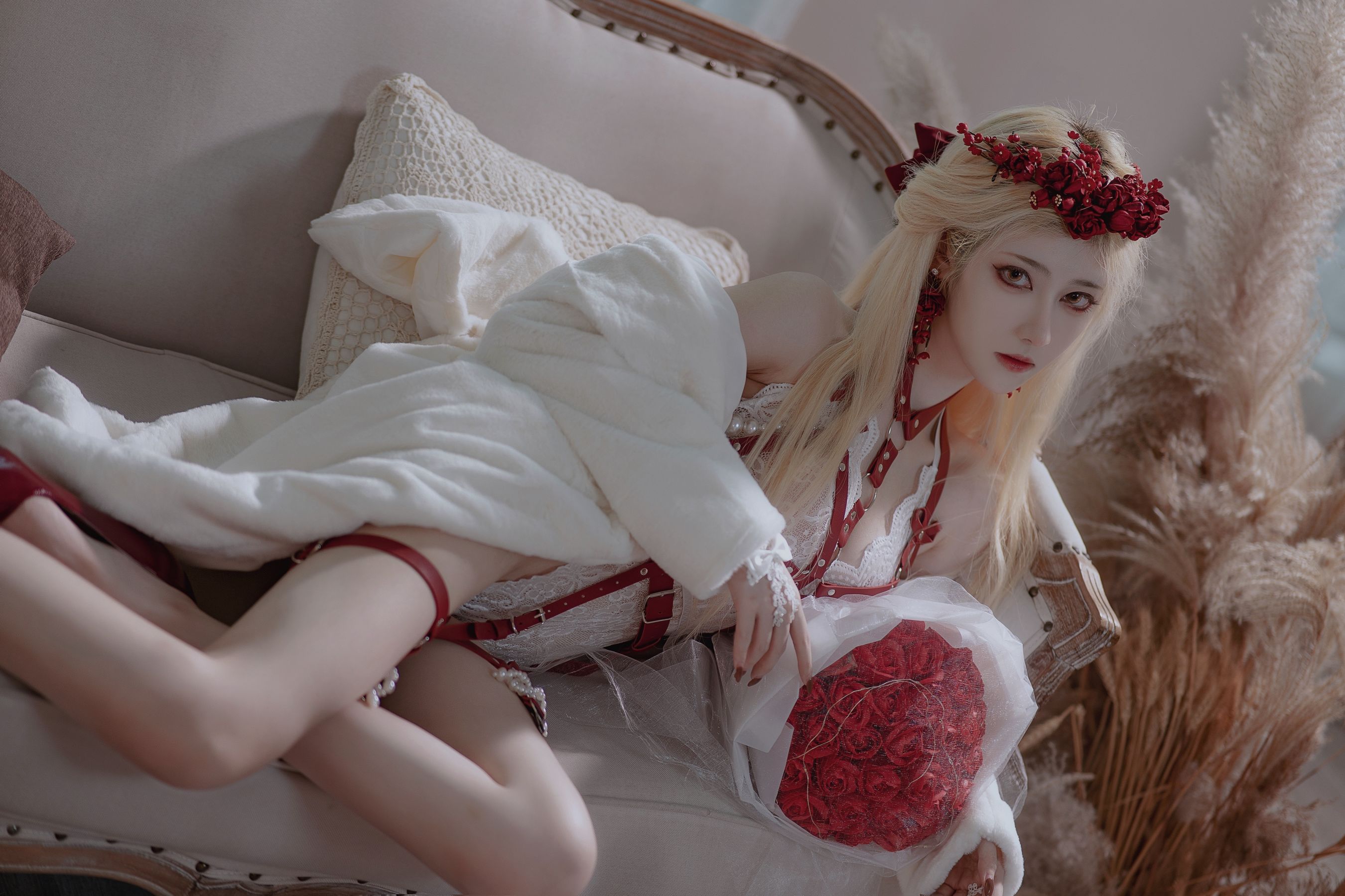 动漫博主南桃Momoko - 玫瑰-图17