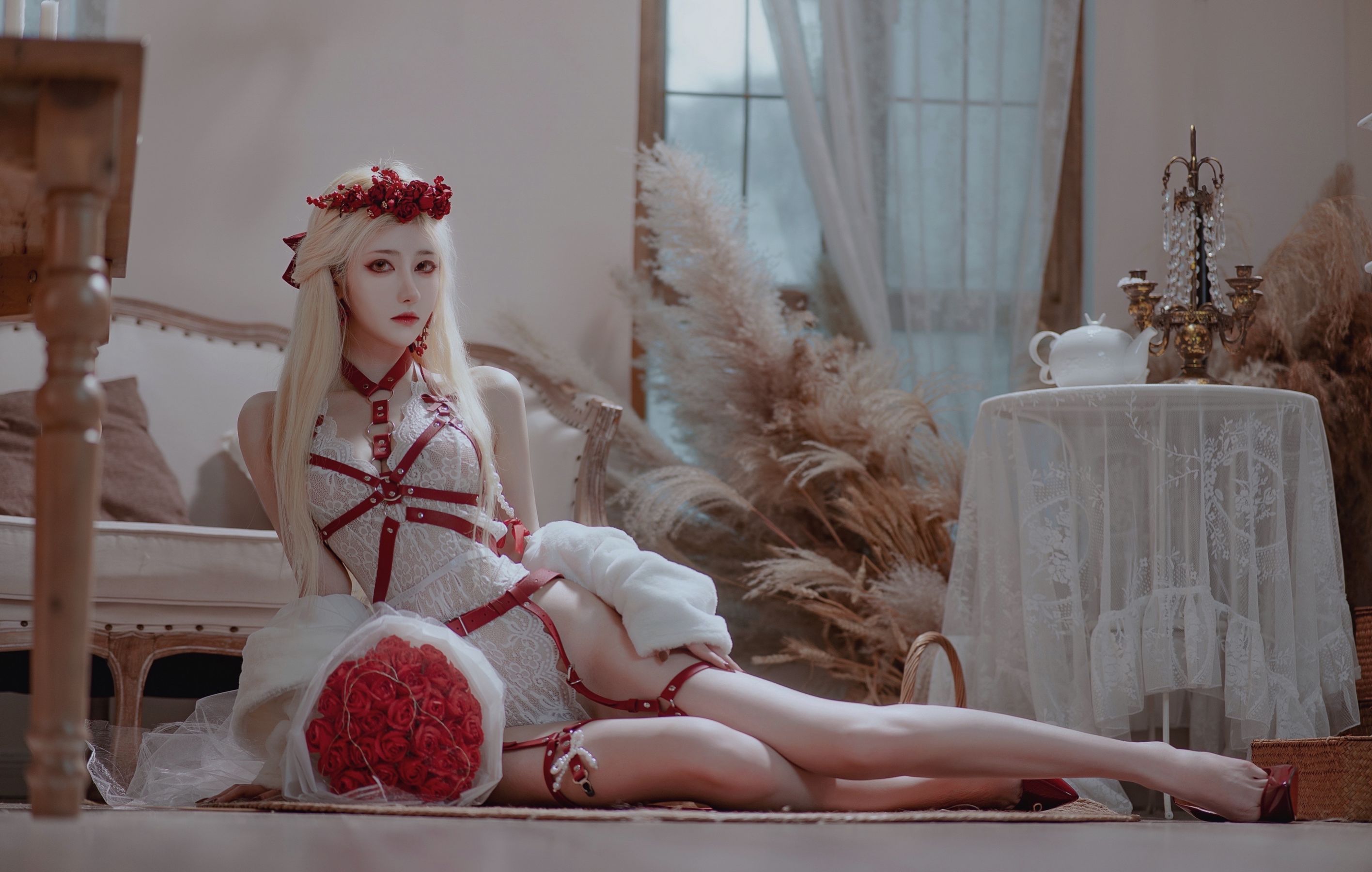 动漫博主南桃Momoko - 玫瑰-图23