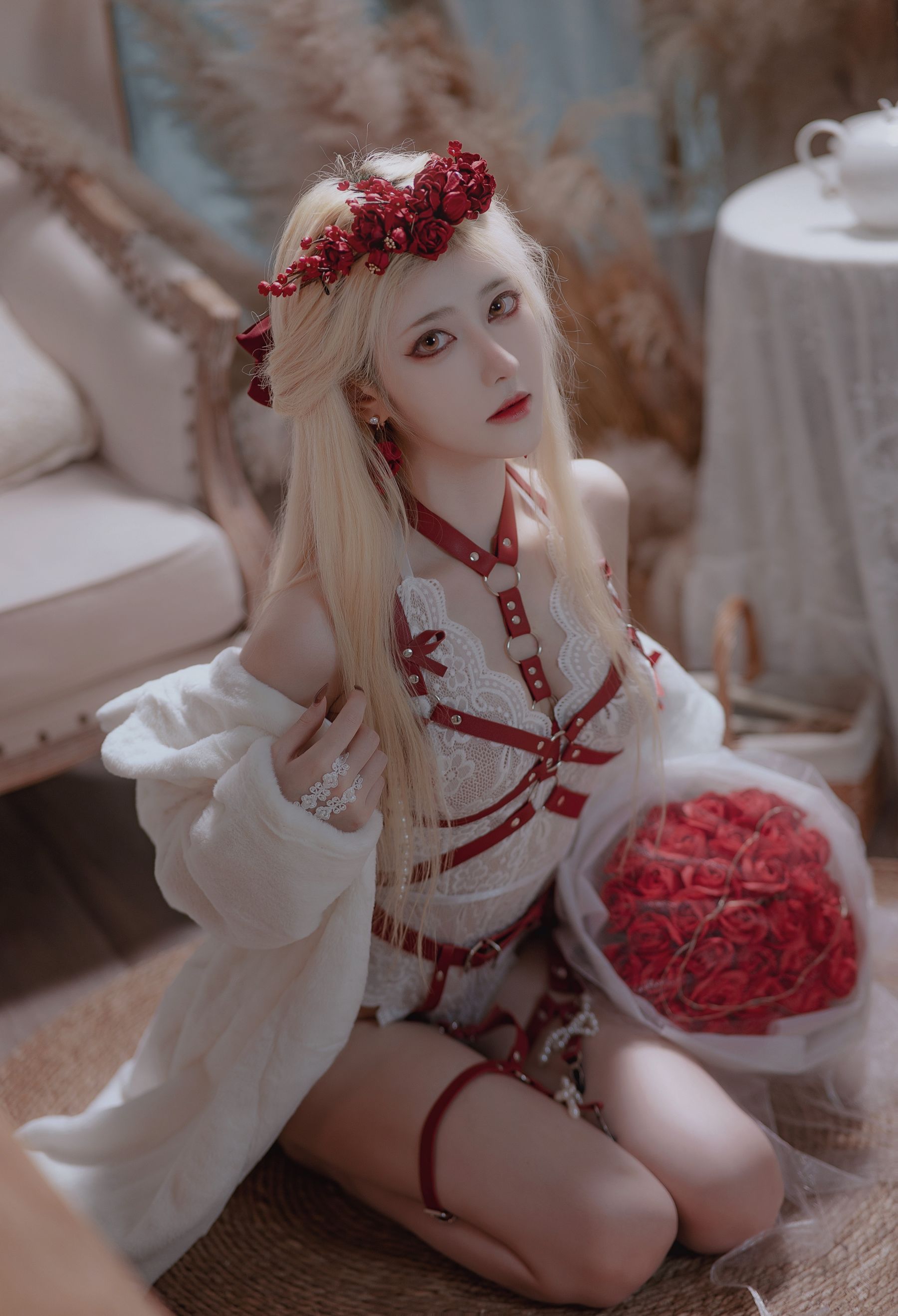 动漫博主南桃Momoko - 玫瑰-图25