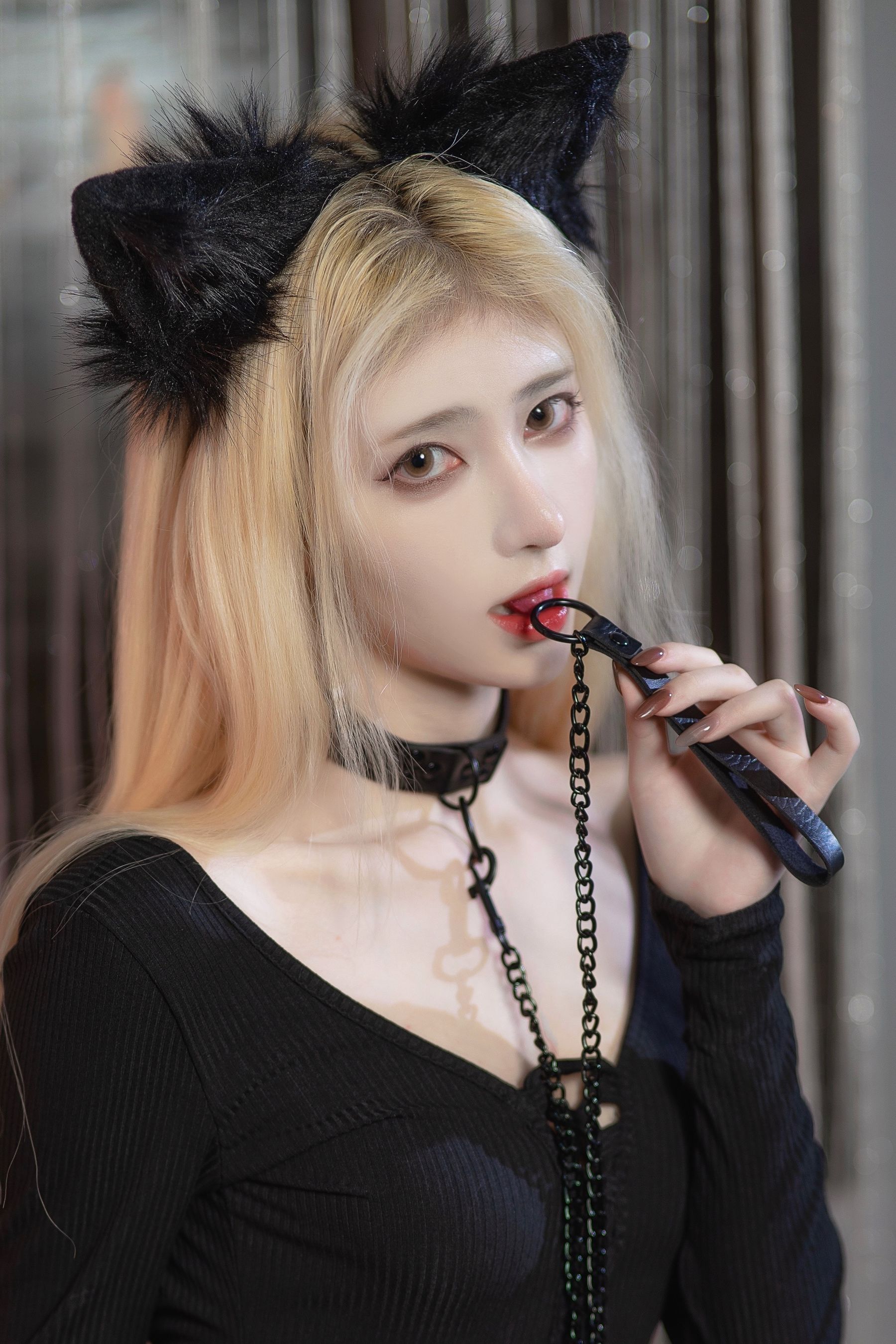 动漫博主南桃Momoko - 黑猫咪-图2