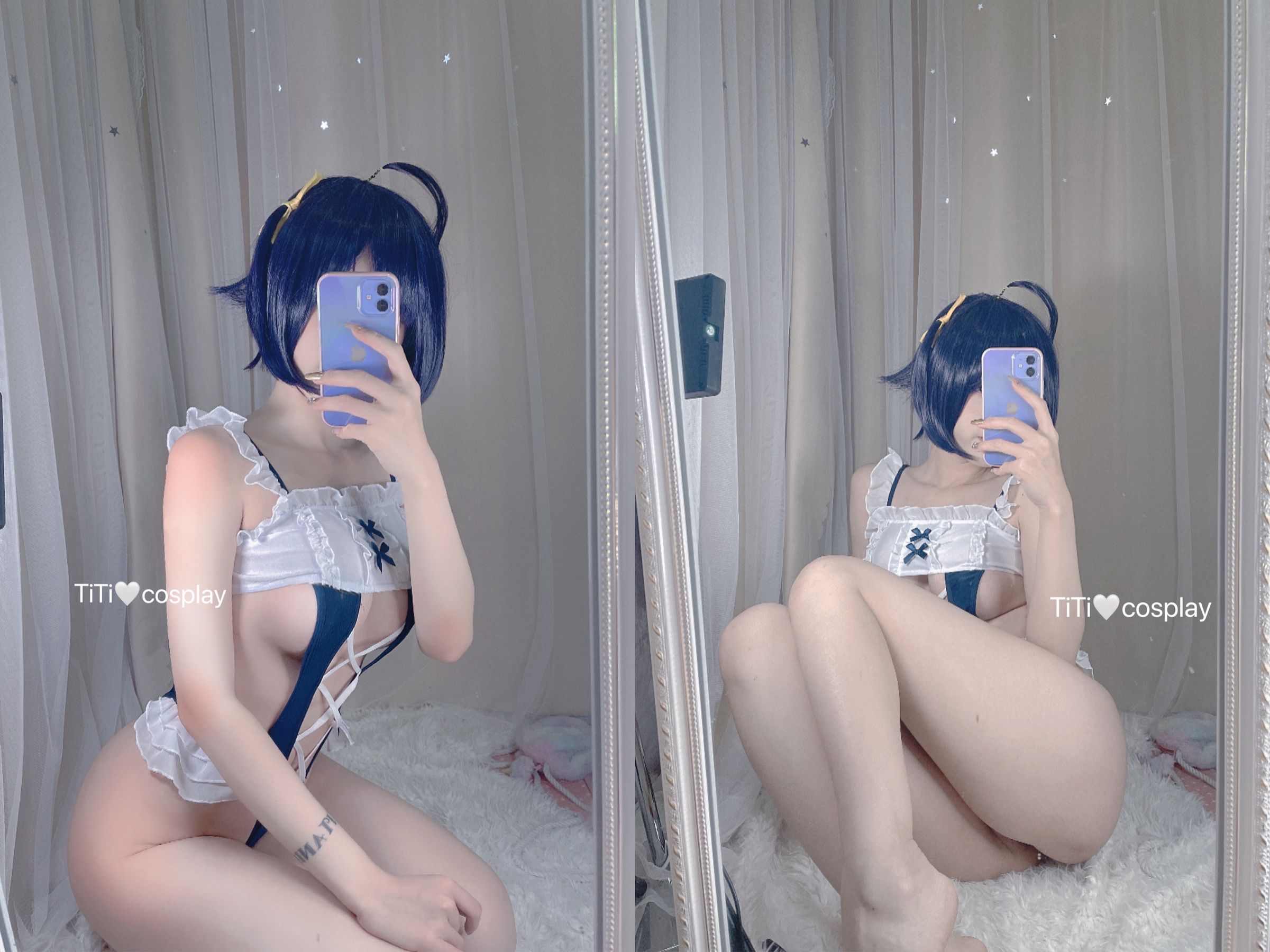钛合金大粑粑 - 女仆自拍-图3