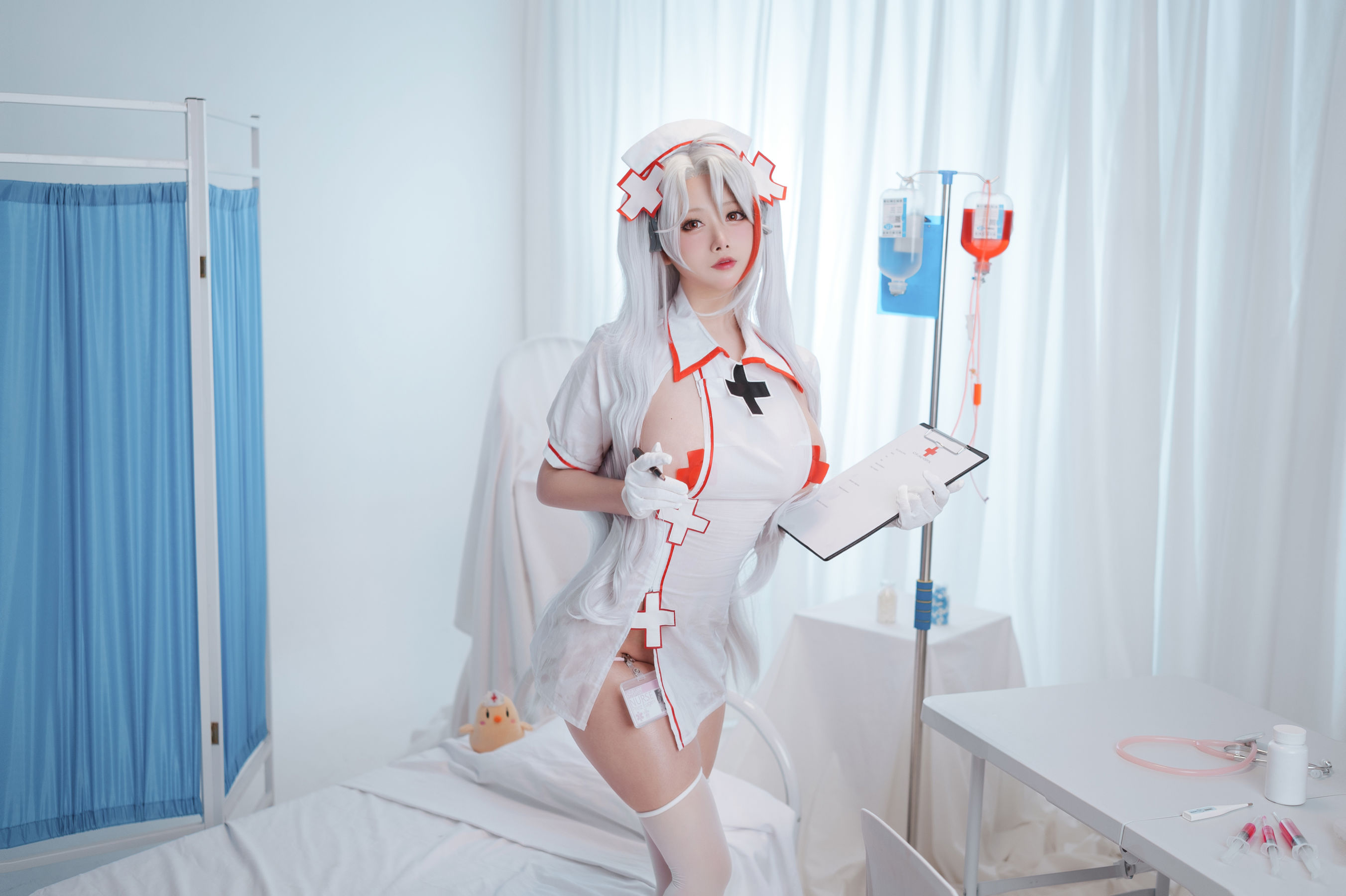 高颜值coser念念_D - 欧根护士-图11