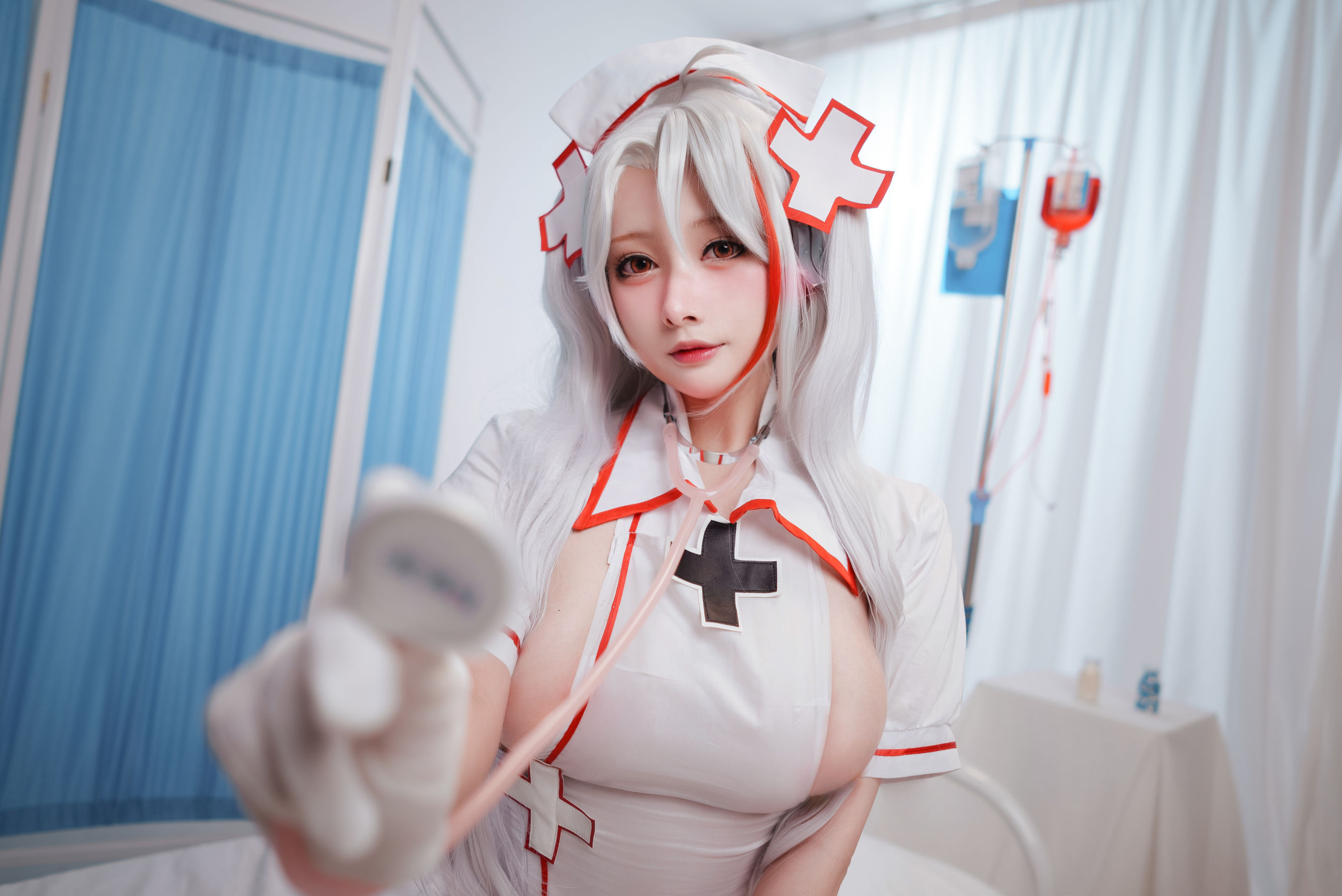 高颜值coser念念_D - 欧根护士-图12
