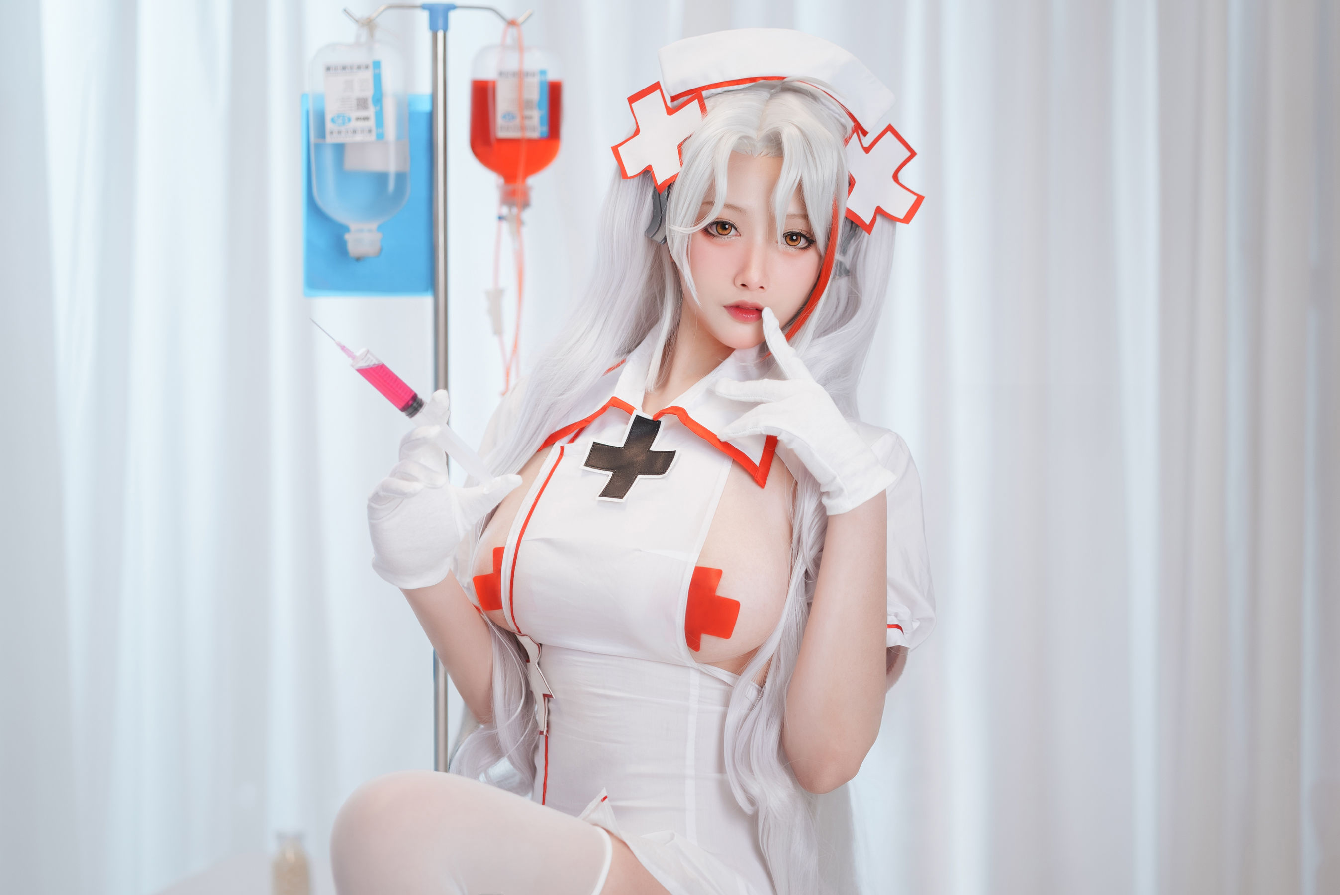 高颜值coser念念_D - 欧根护士-图13