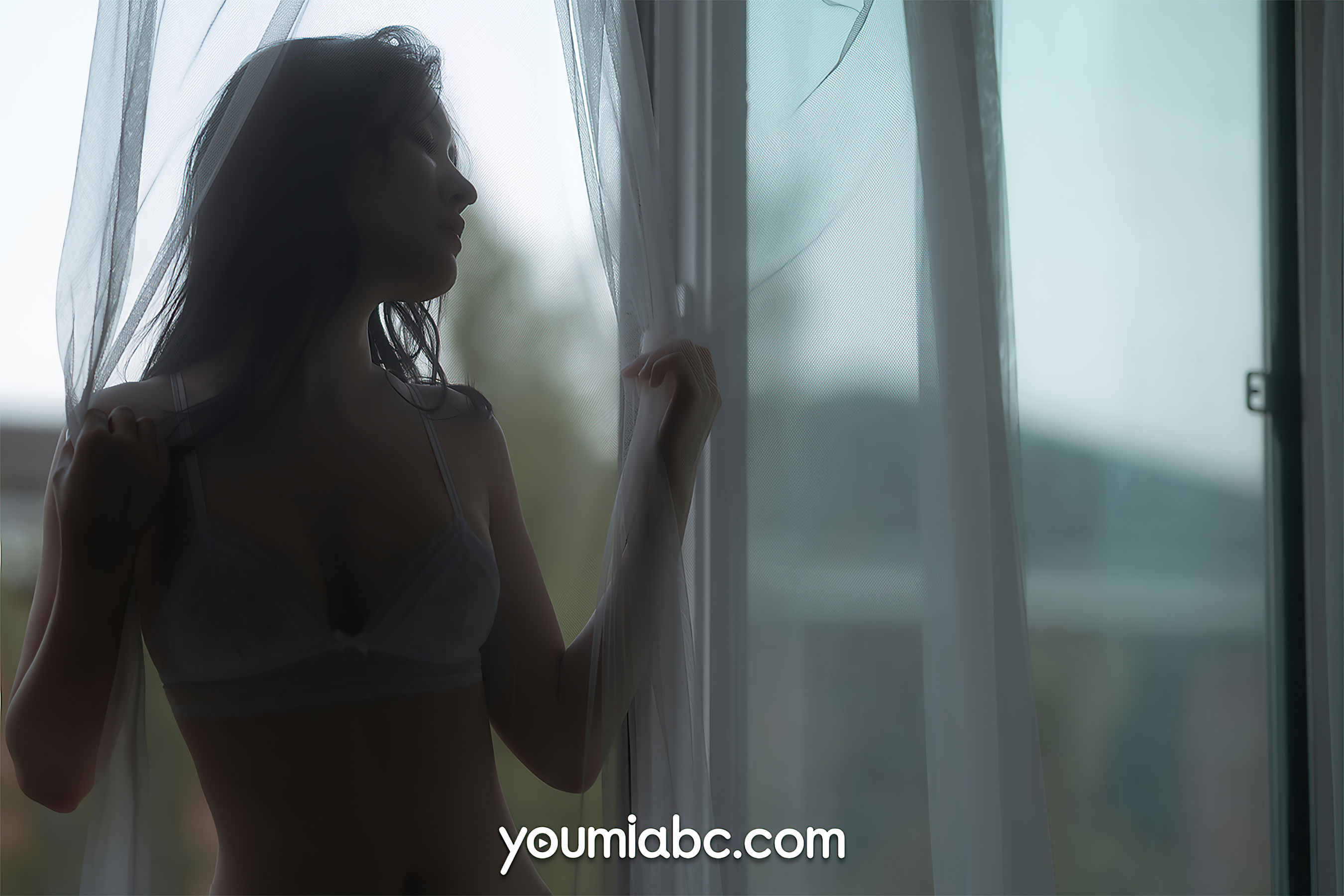 沈梦瑶 飘窗幻梦-图25