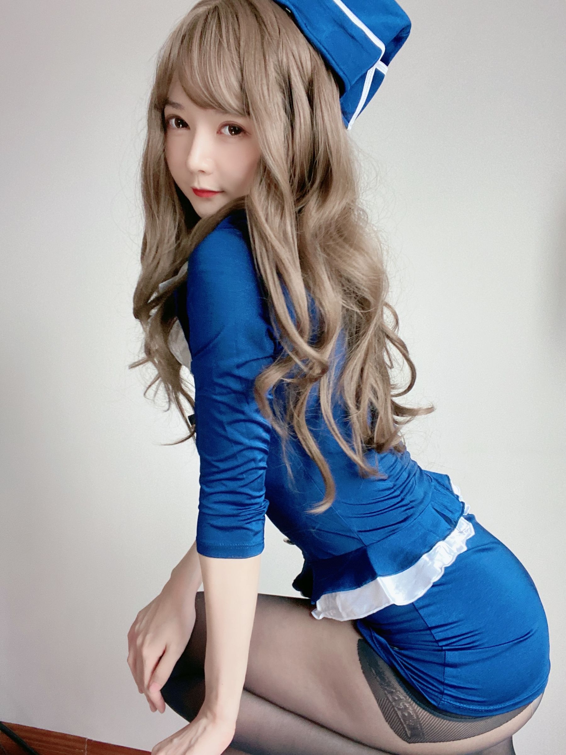 51酱 - 蓝色制服装-图11