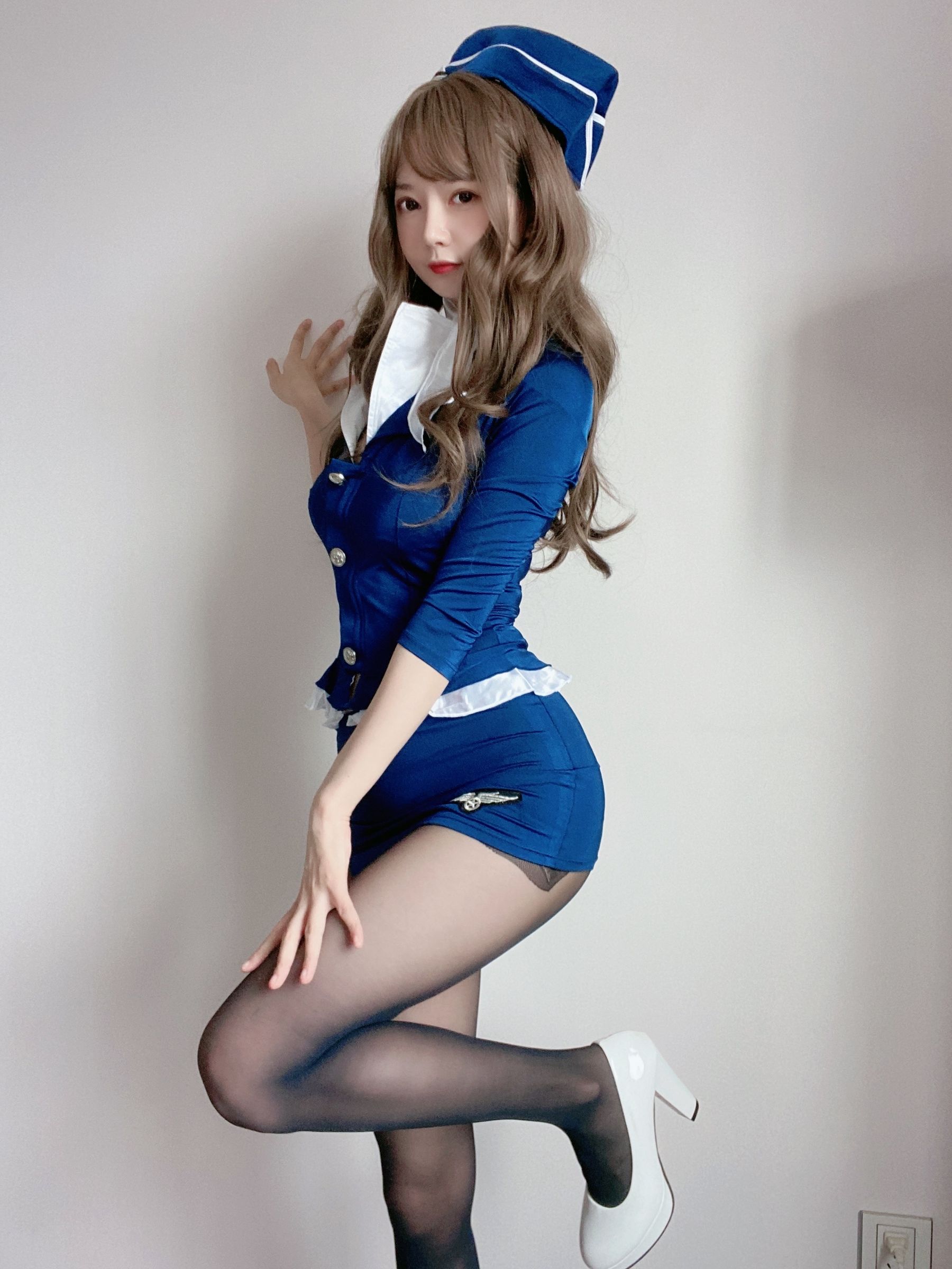 51酱 - 蓝色制服装-图13