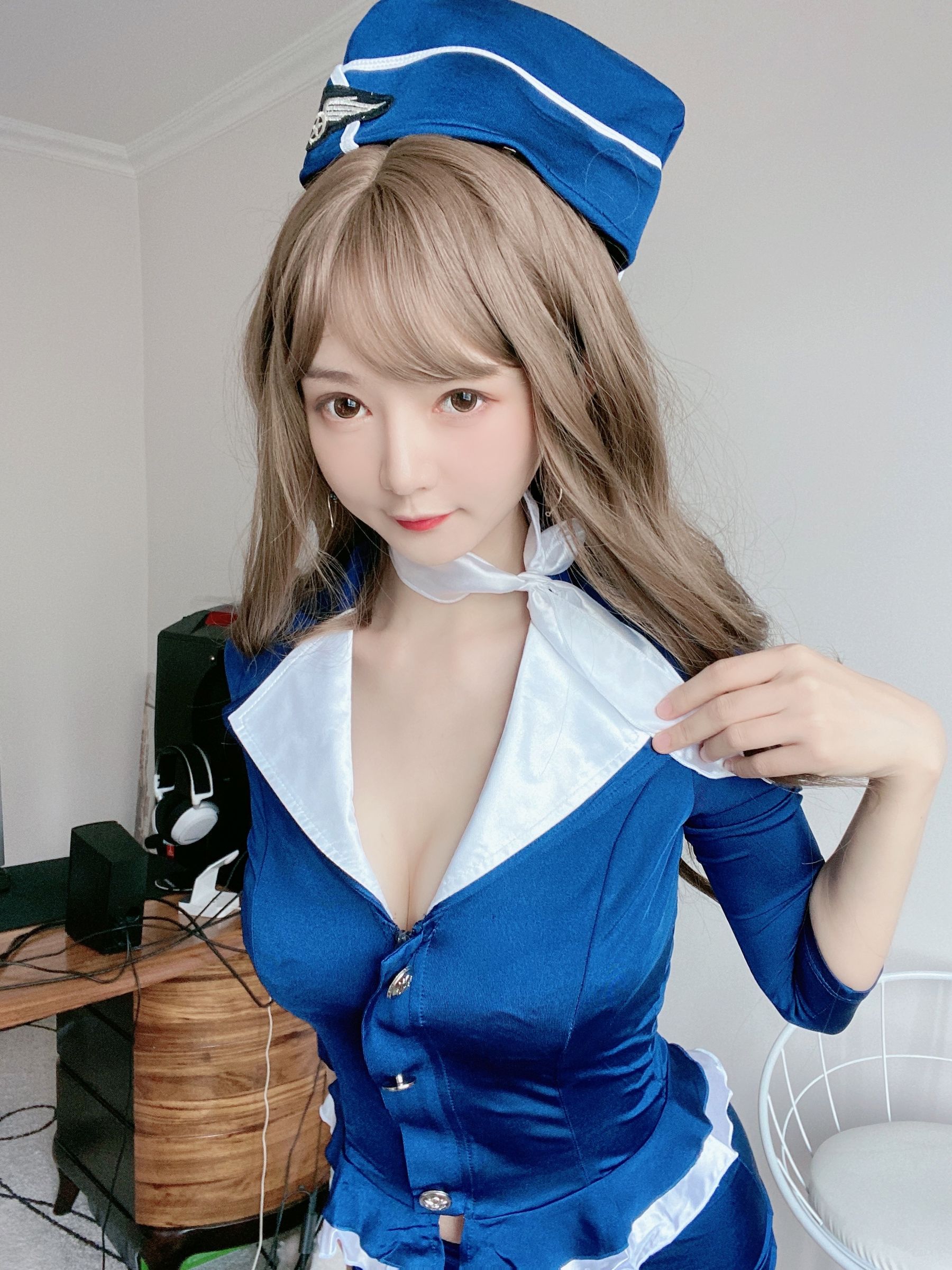 51酱 - 蓝色制服装-图16