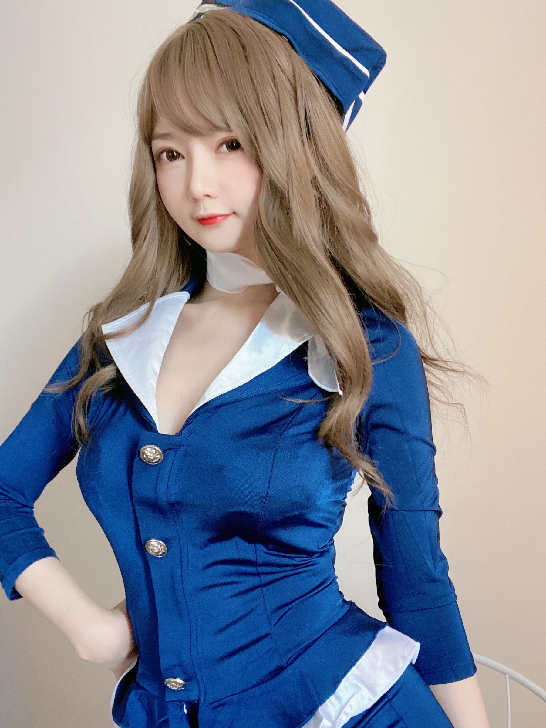 51酱 - 蓝色制服装-图25