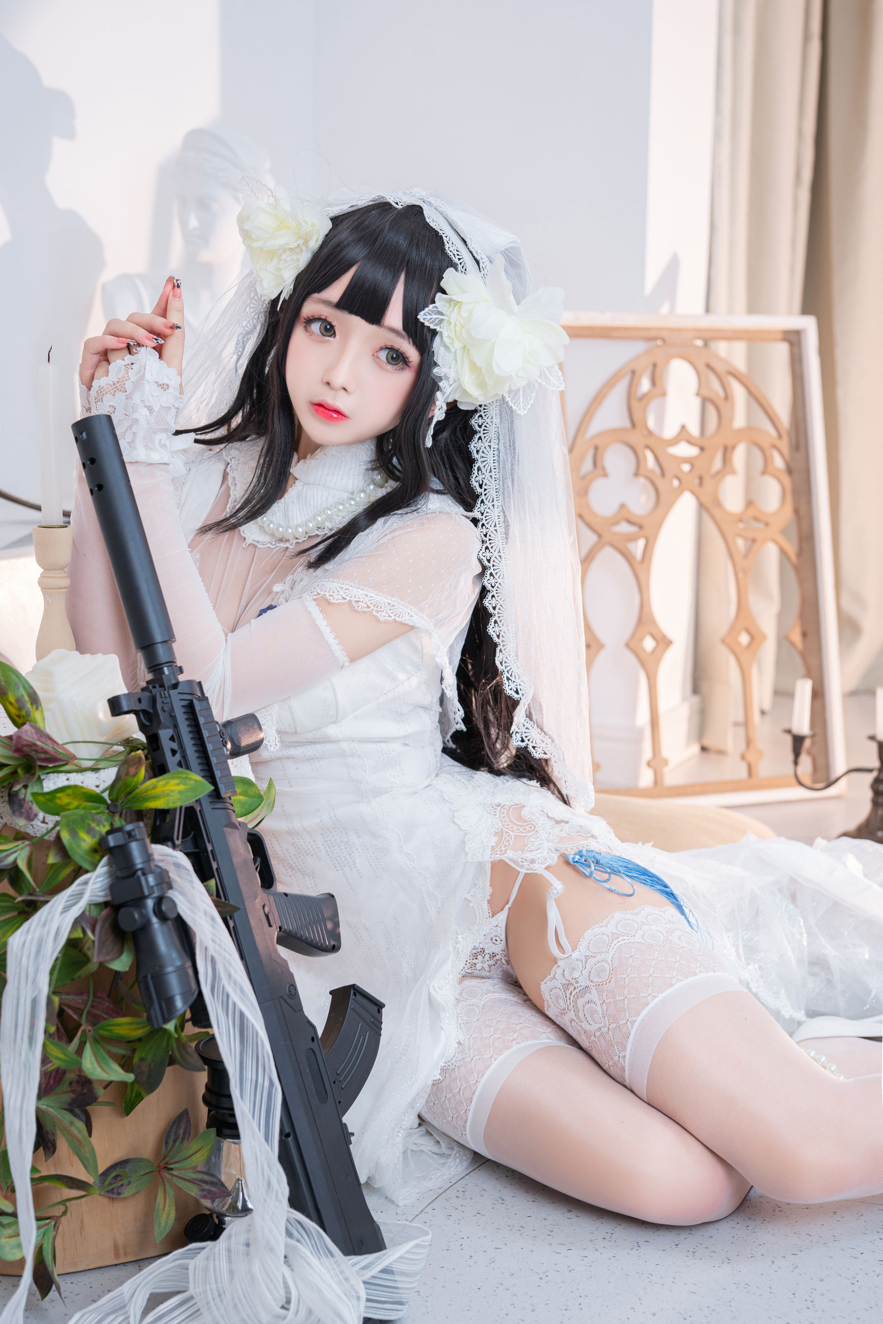 Cosplay日奈娇 - 95式婚纱-图12